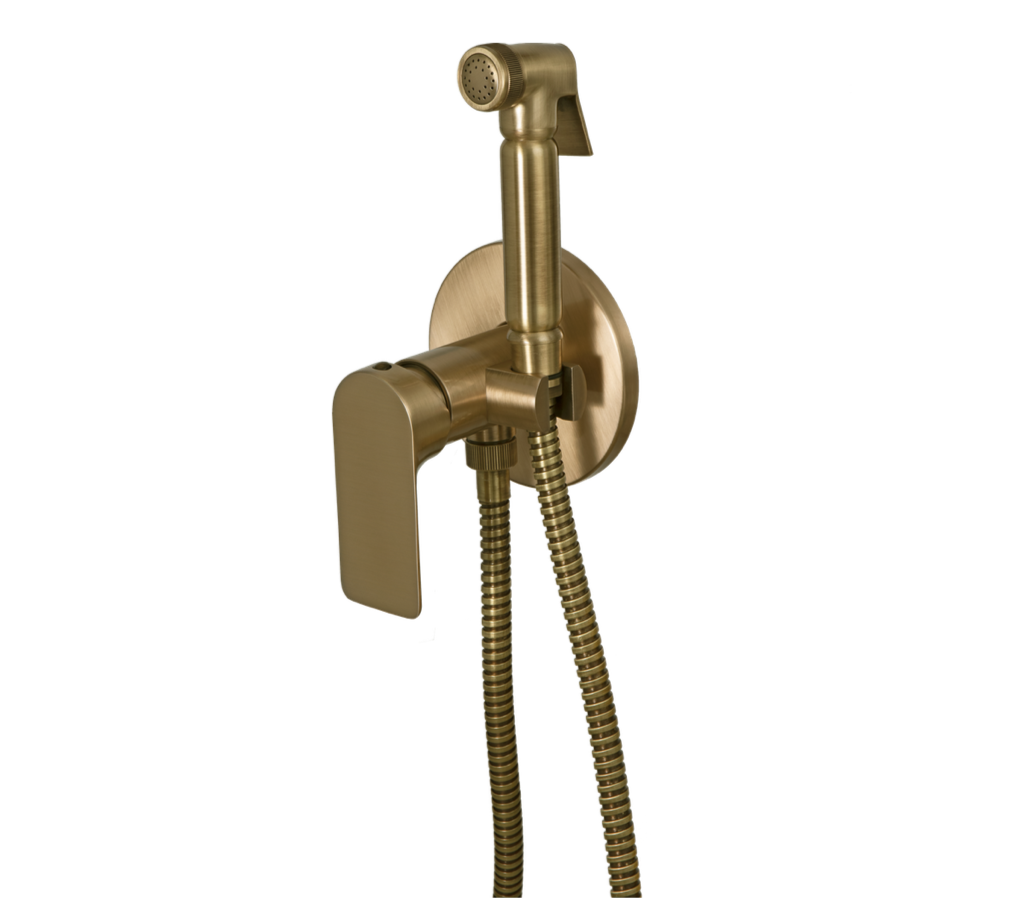 Гигиенический душ со смесителем Remer Infinity I65VO, латунь состаренная