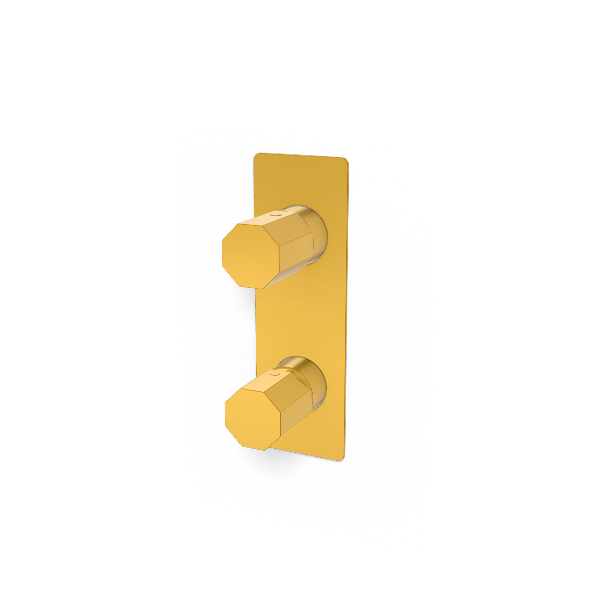 Смеситель для душа Remer Ottagono ON93WBBG, золото брашированное