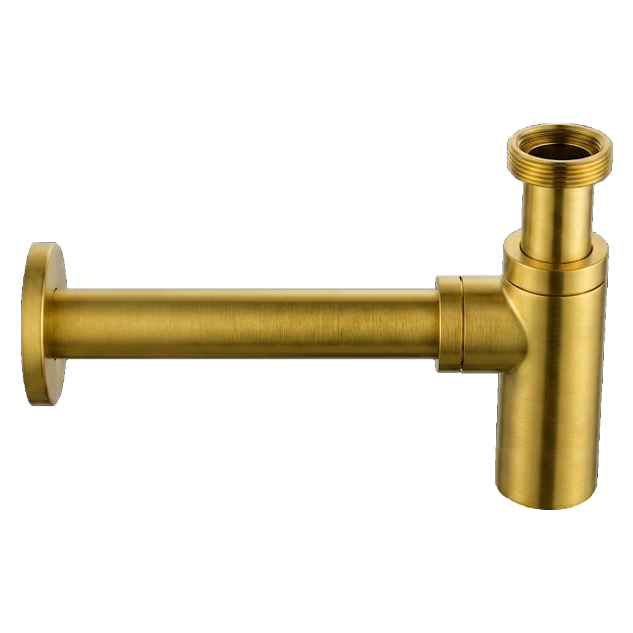 Сифон 1”1/4  Remer 958LHS, латунь брашированная PVD