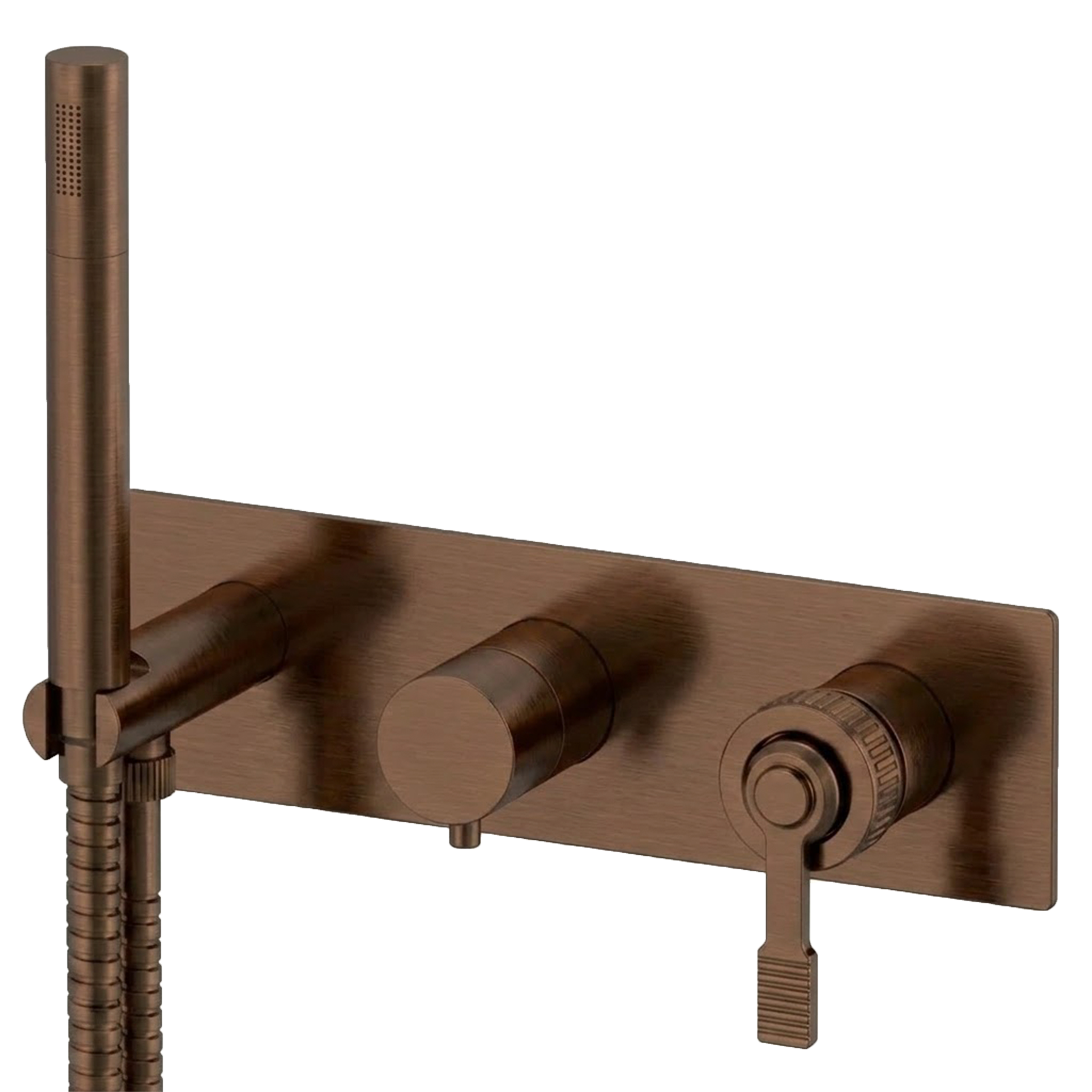 Смеситель для душа Remer Atelier AL97D3WBCU, медь брашированная PVD