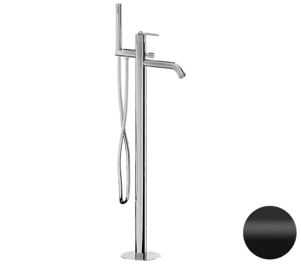 Смеситель для ванны Daniel Brooklyn BY67815, чёрный матовый