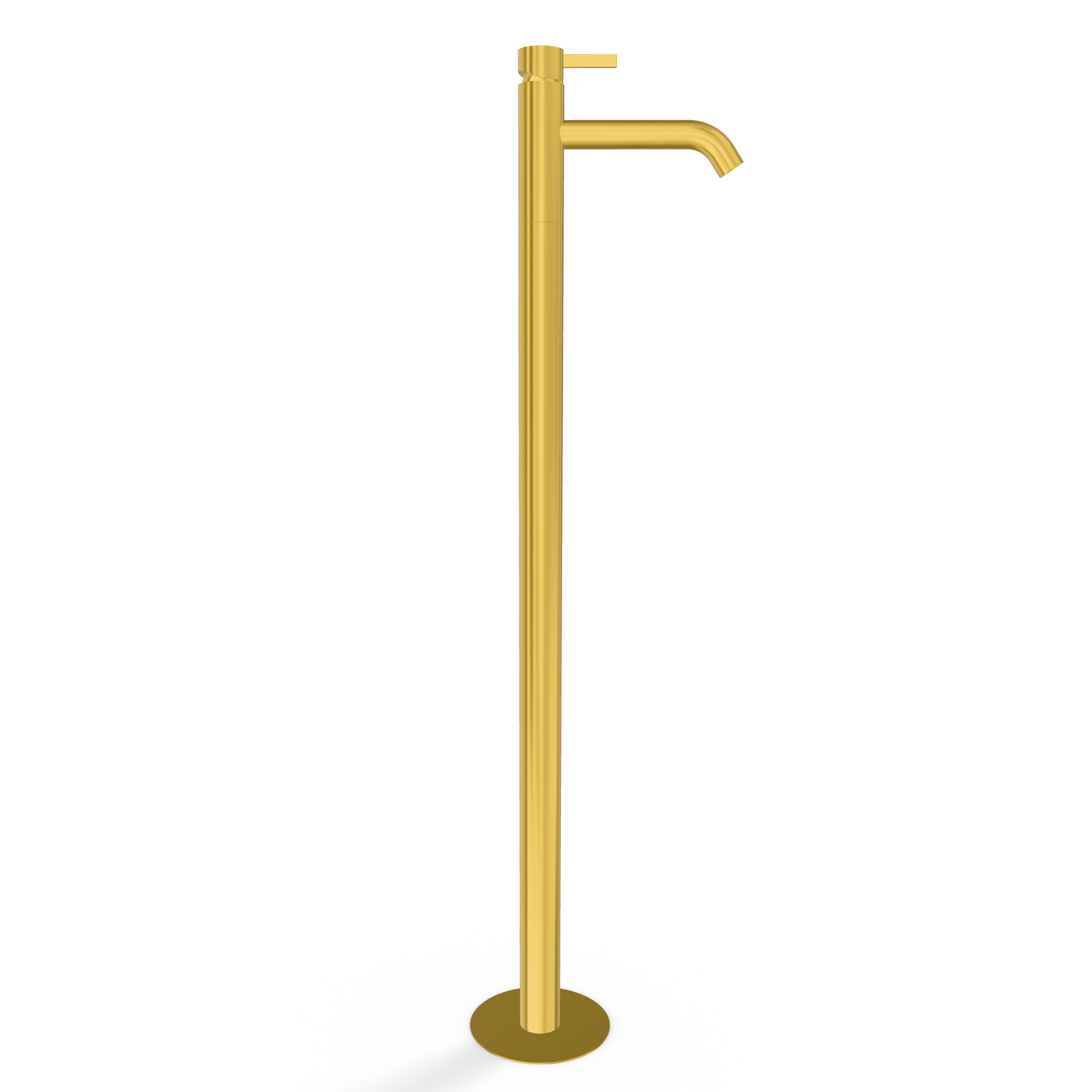 Смеситель для раковины Remer Metrica MC18BG, золото брашированное