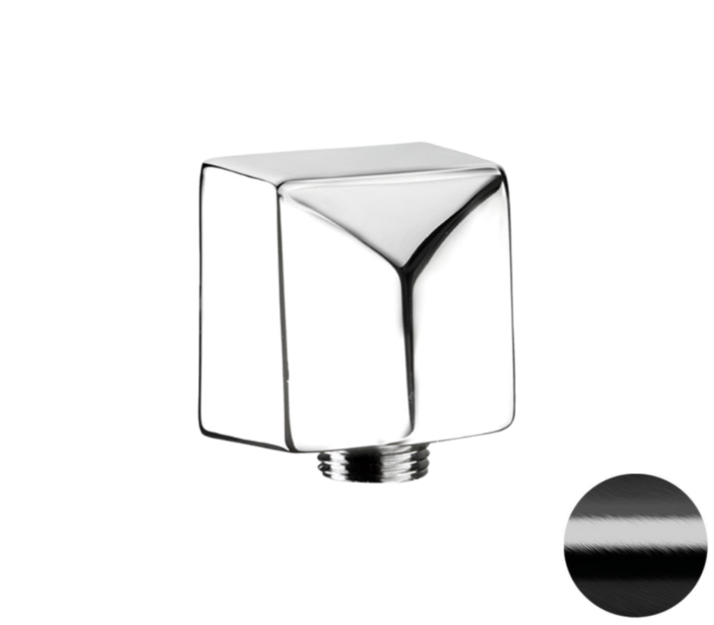 Шланговое подключение для душа Remer 309SCFP, черный брашированный хром