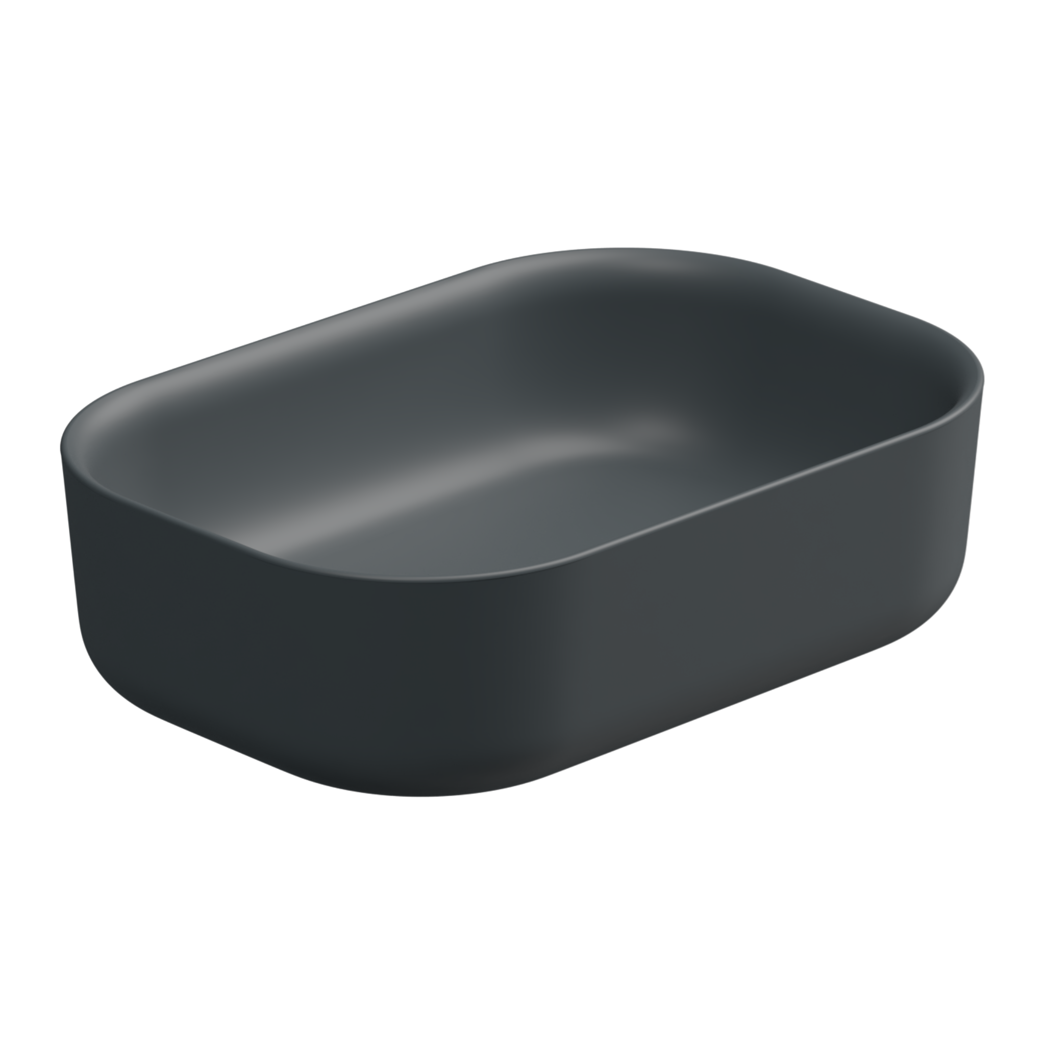 Раковина накладная 60x42 см GSG Ceramic Design Hit! HILAVRE60028, Ebano Matt