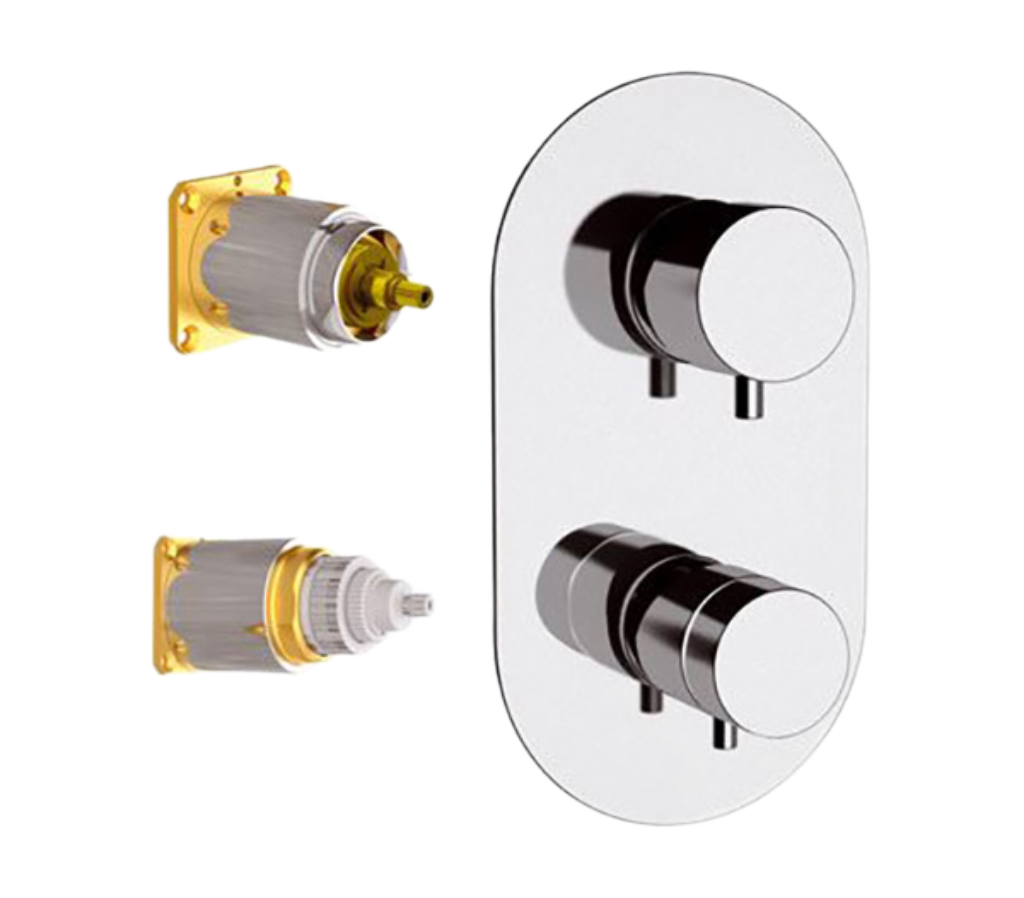 Смеситель термостатический для душа Remer Elegance NT92KB