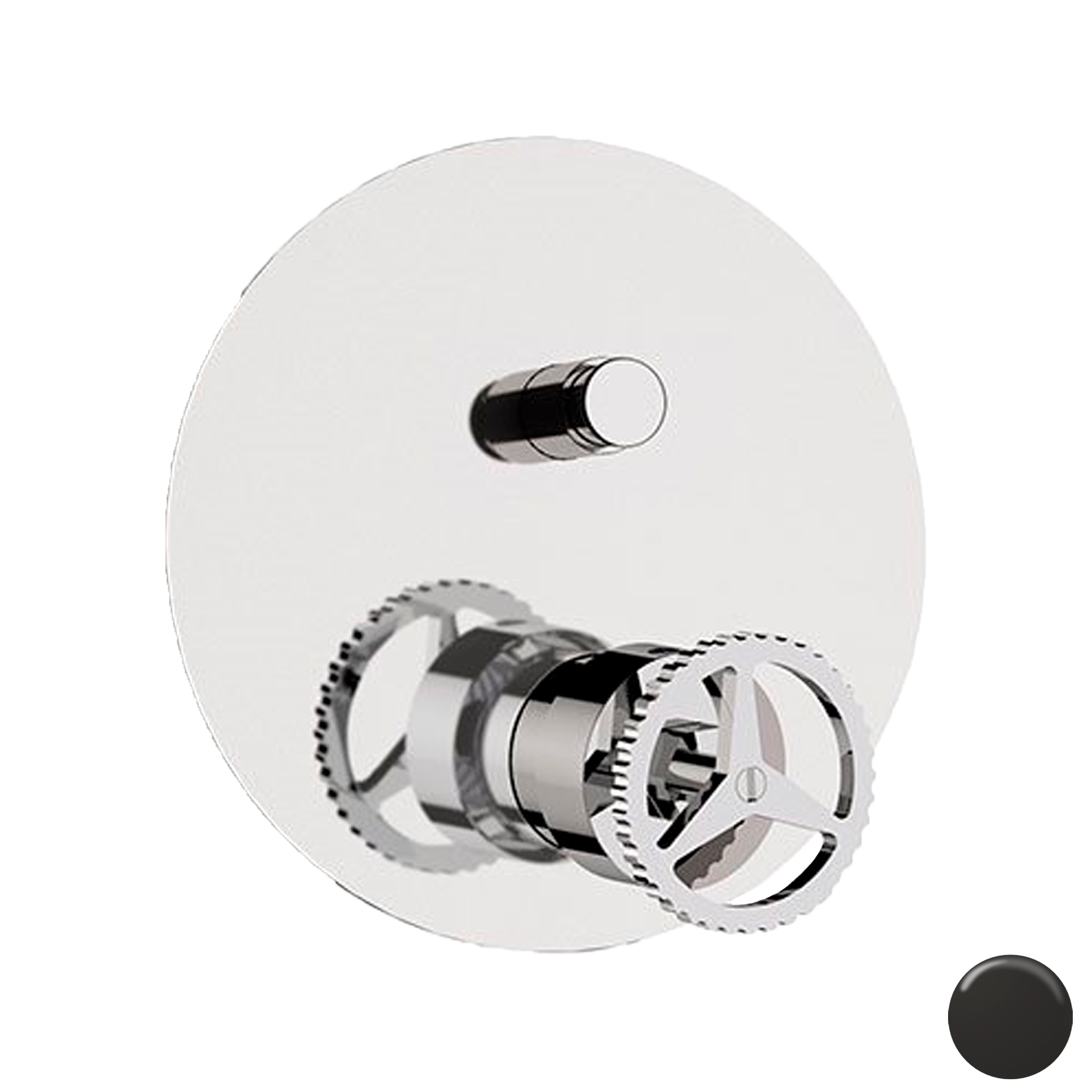 Смеситель для душа Remer Chrono CH09KBNO, черный матовый
