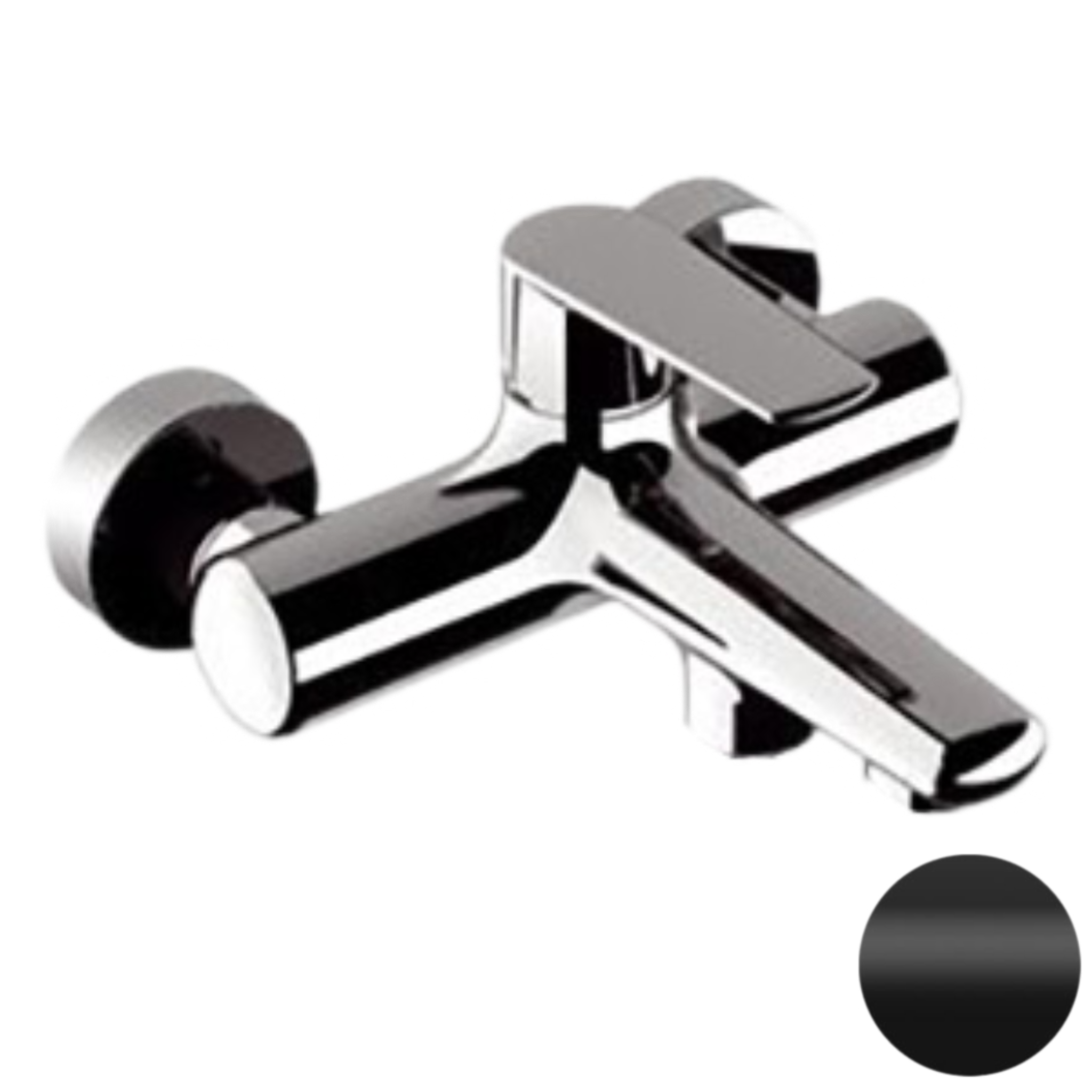 Смеситель для ванны Remer Vanity V05NO, черный матовый