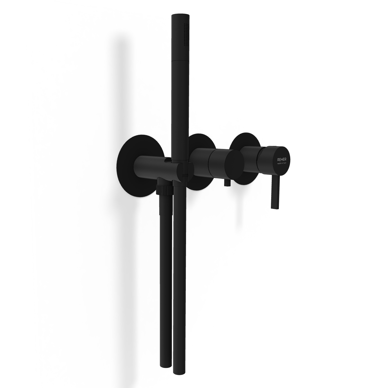 Смеситель для душа Remer Metrica MC97D2PNO, черный матовый