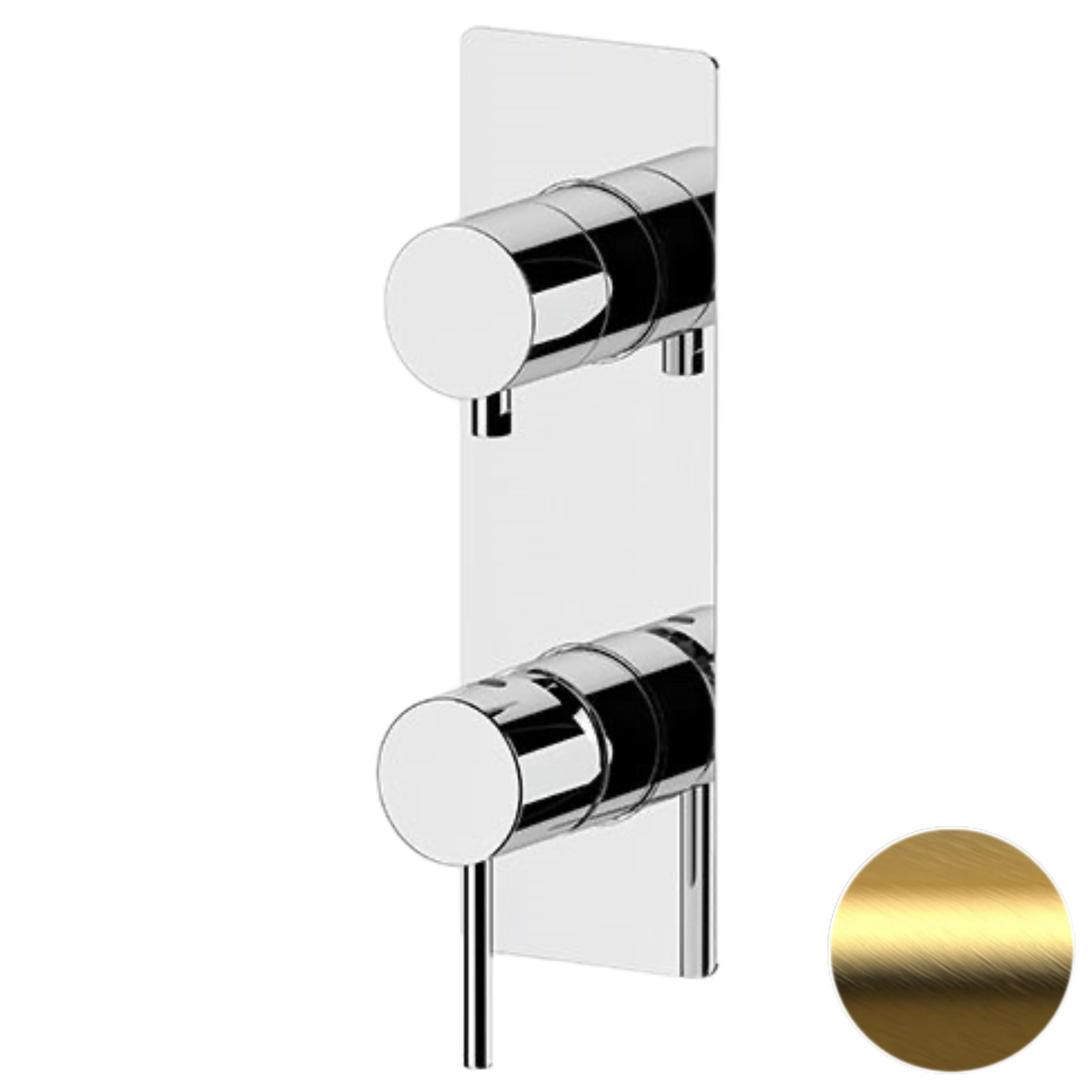 Смеситель для душа Remer X Style X92WBBG, золото брашированное