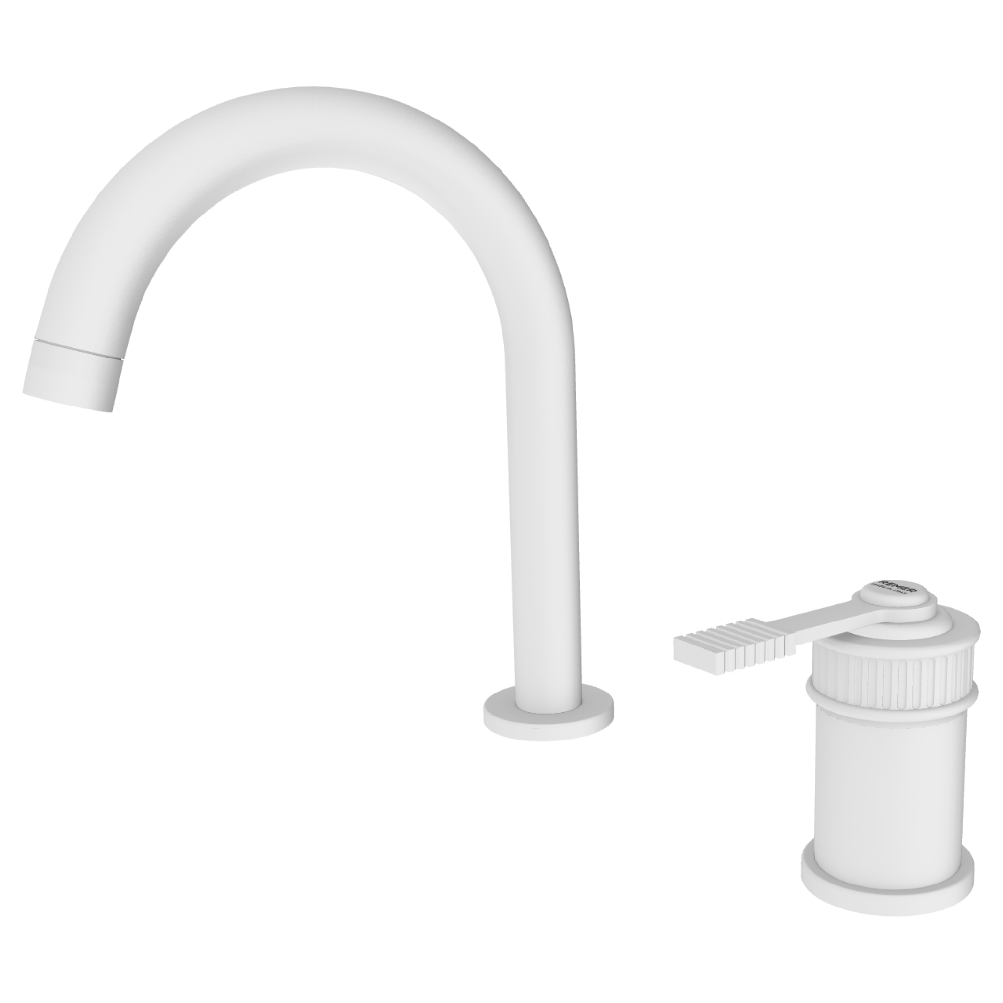 Смеситель для раковины Remer Atelier AL57BO, белый матовый