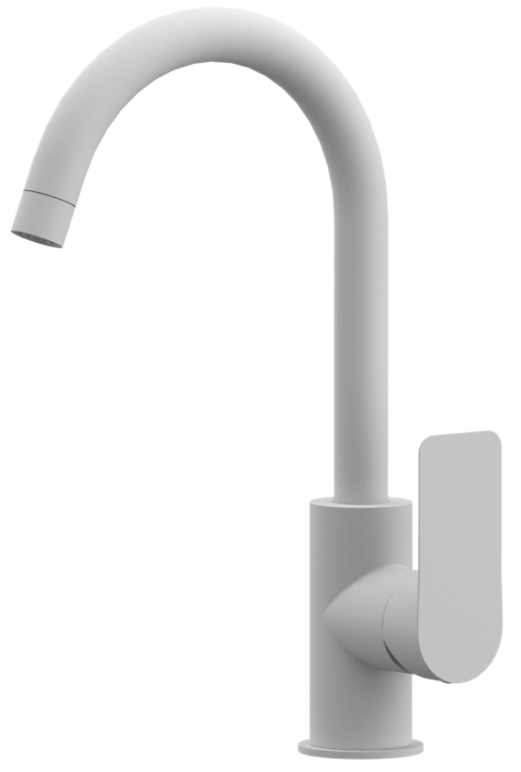 Смеситель для кухни Remer Infinity I72BO, белый матовый