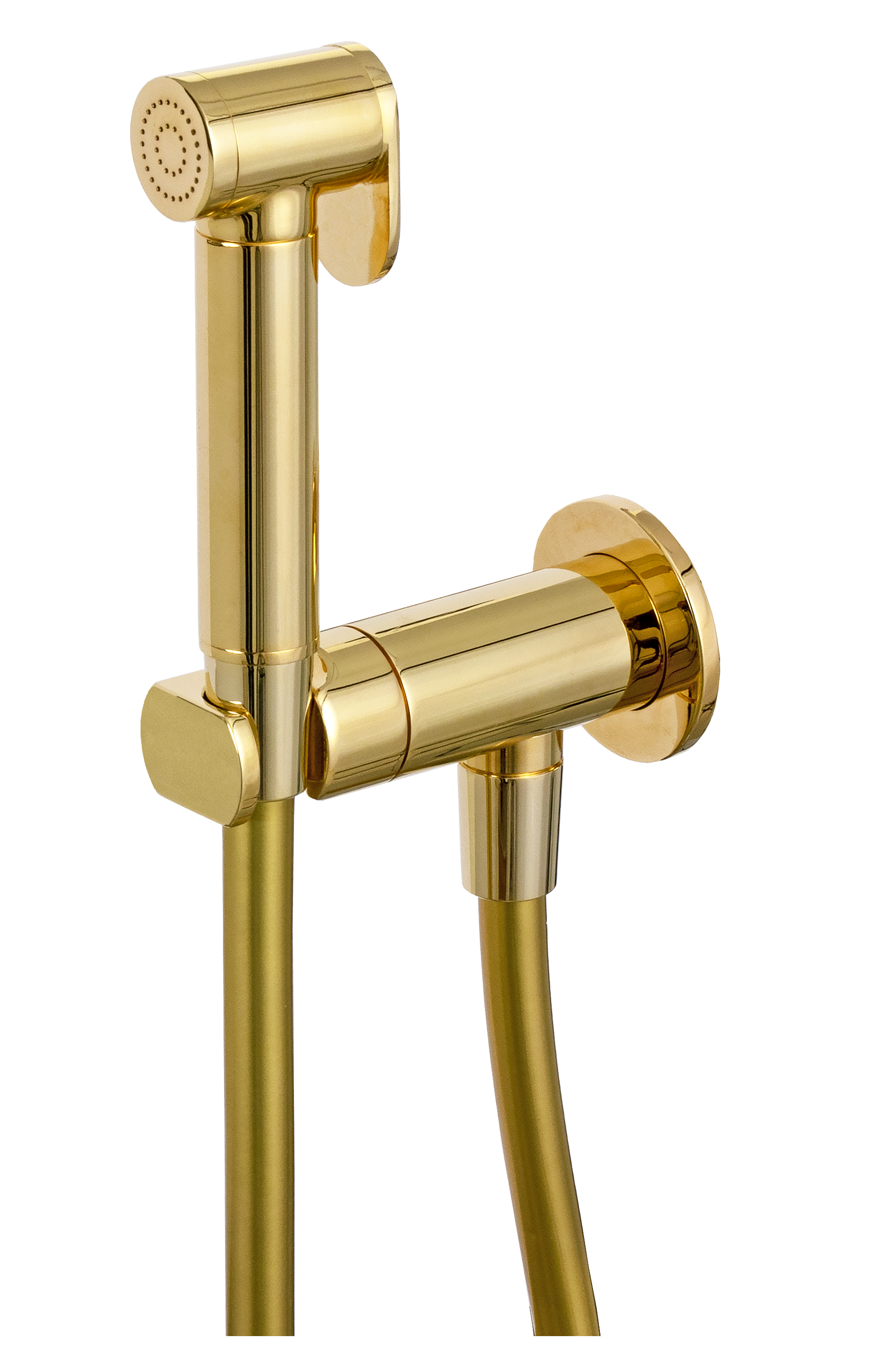Гигиенический душ со смесителем Remer X Style N64WDO, золото глянцевое
