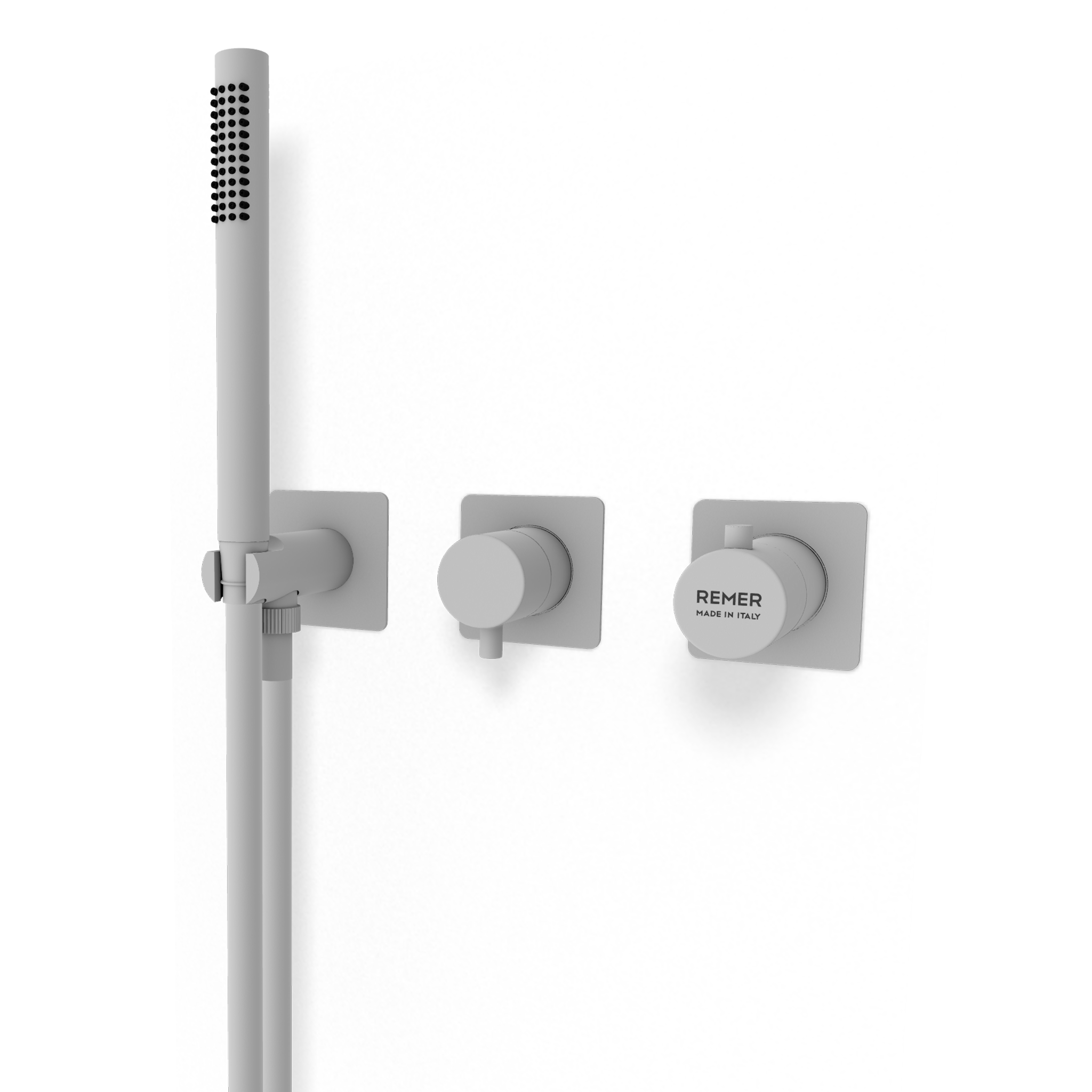 Смеситель для душа Remer X Style XT97D2QPWBBO, белый матовый