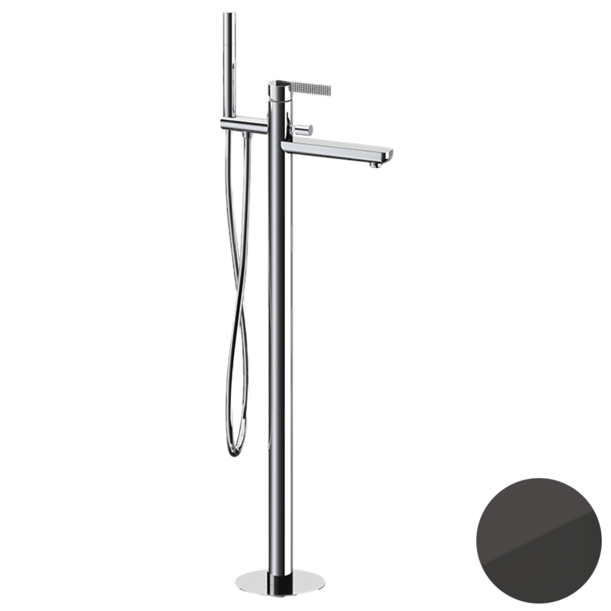 Смеситель для ванны Daniel Club ANC678CF, черный хром