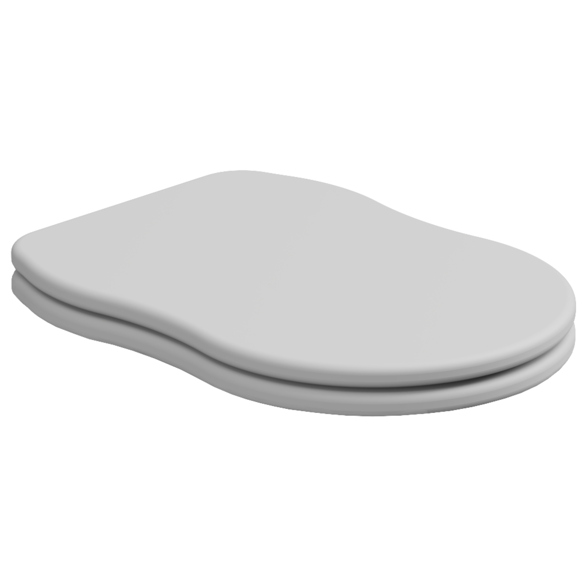 Крышка с сиденьем для подвесного унитаза с микролифтом GSG Ceramic Design Time TICOPRCCCR001, белый матовый