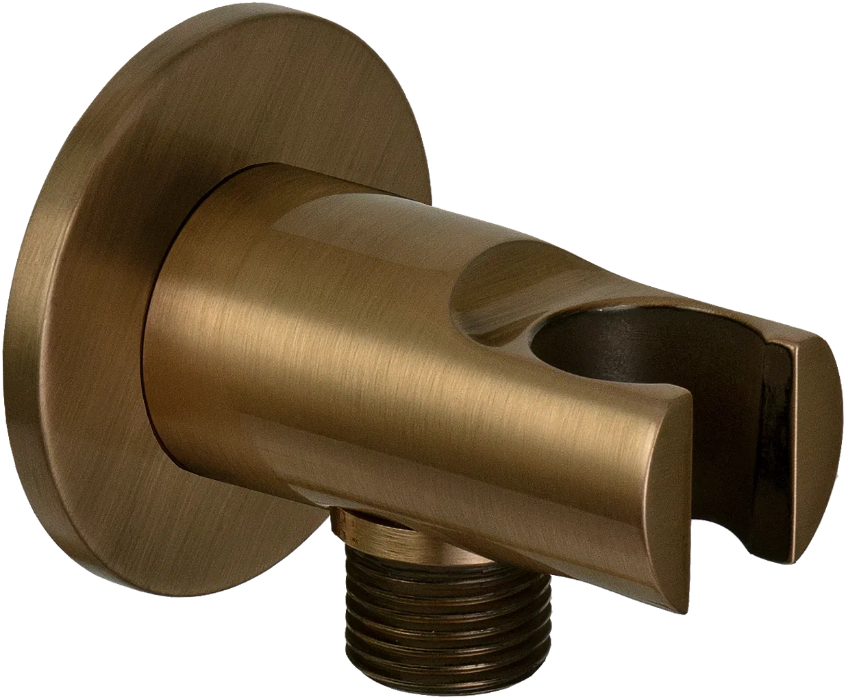 Держатель ручного душа с подключением шланга Remer 337MVO, латунь состаренная