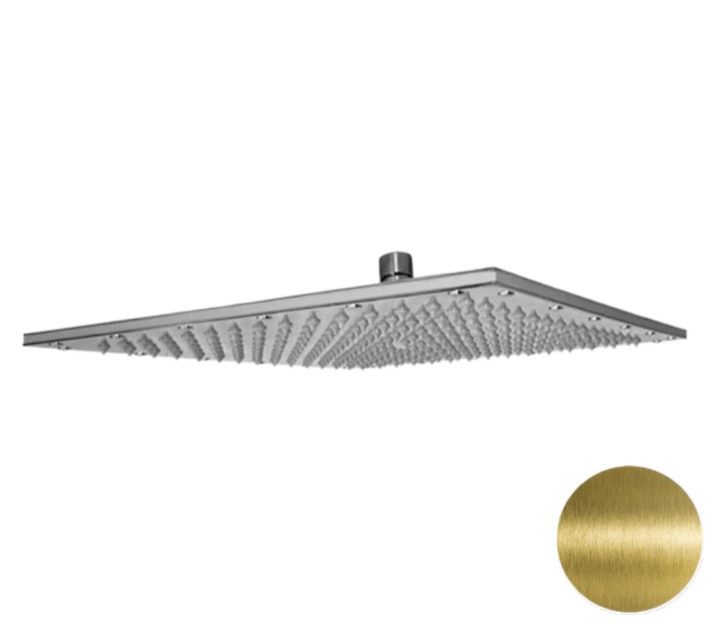 Верхний душ с шарнирным соединением 35 см Remer 359SSXLVOX, латунь состаренная