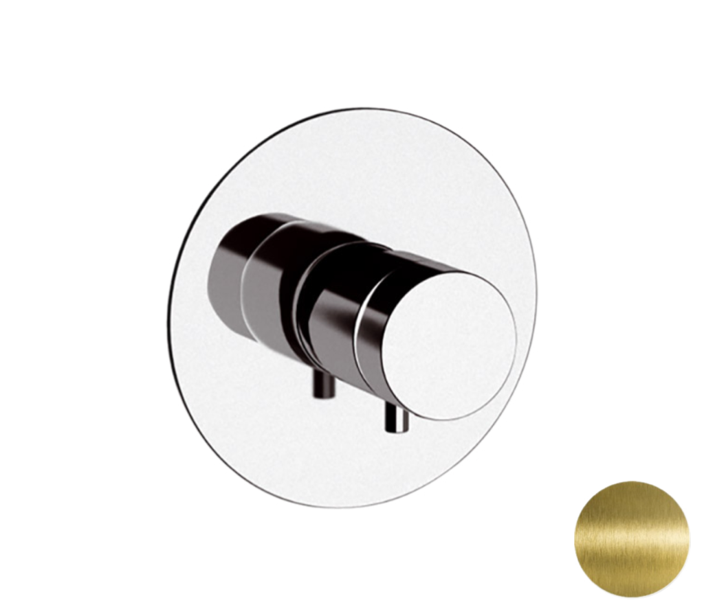 Смеситель термостатический для душа Remer Elegance NT30VO, состаренная латунь