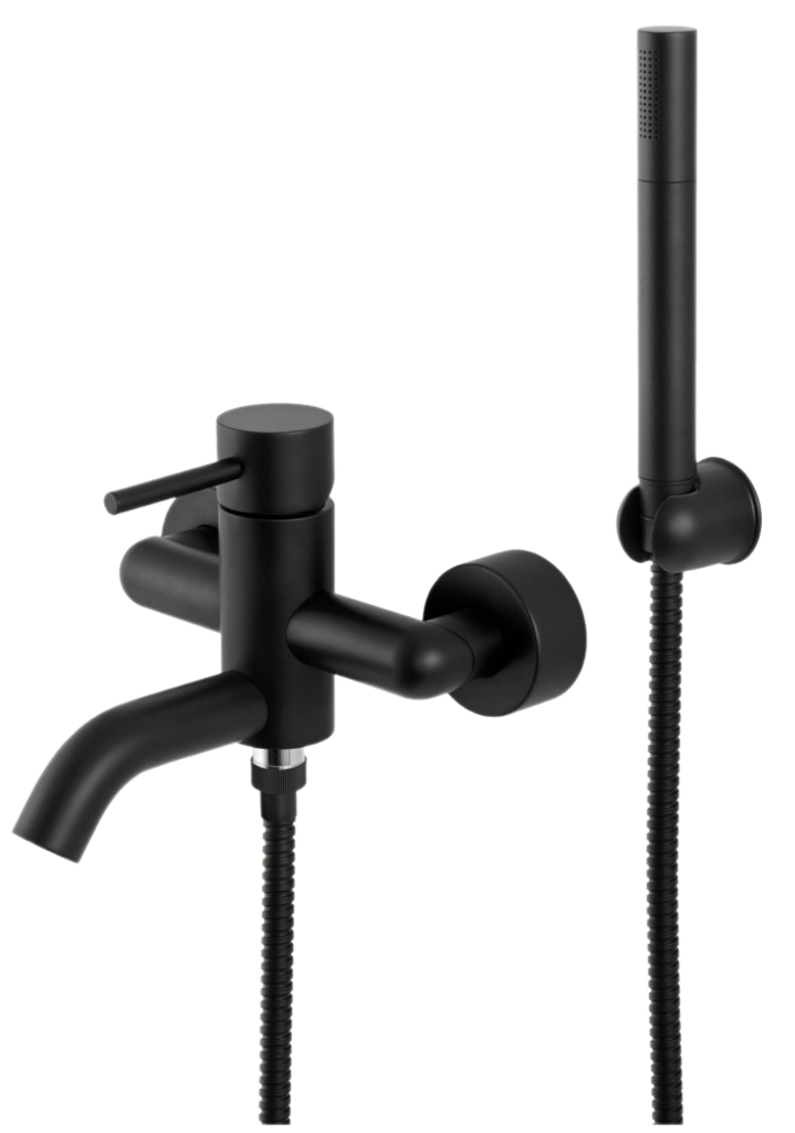 Смеситель для ванны Remer X Style X02NO, черный матовый