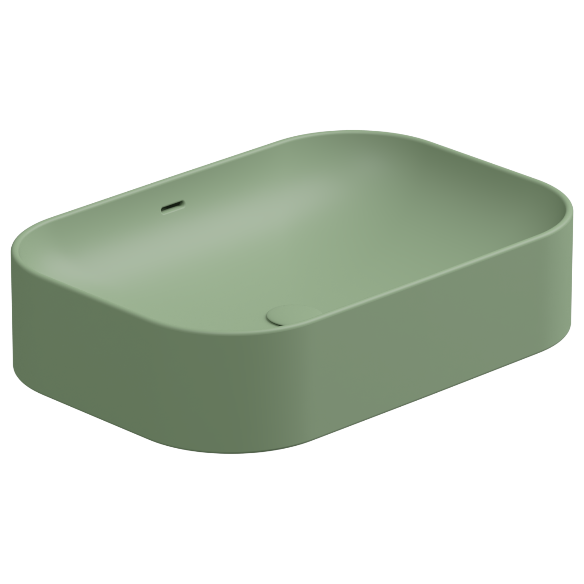 Раковина накладная 60x42 см GSG Ceramic Design Easy EALAVTP60031, Salvia Matt