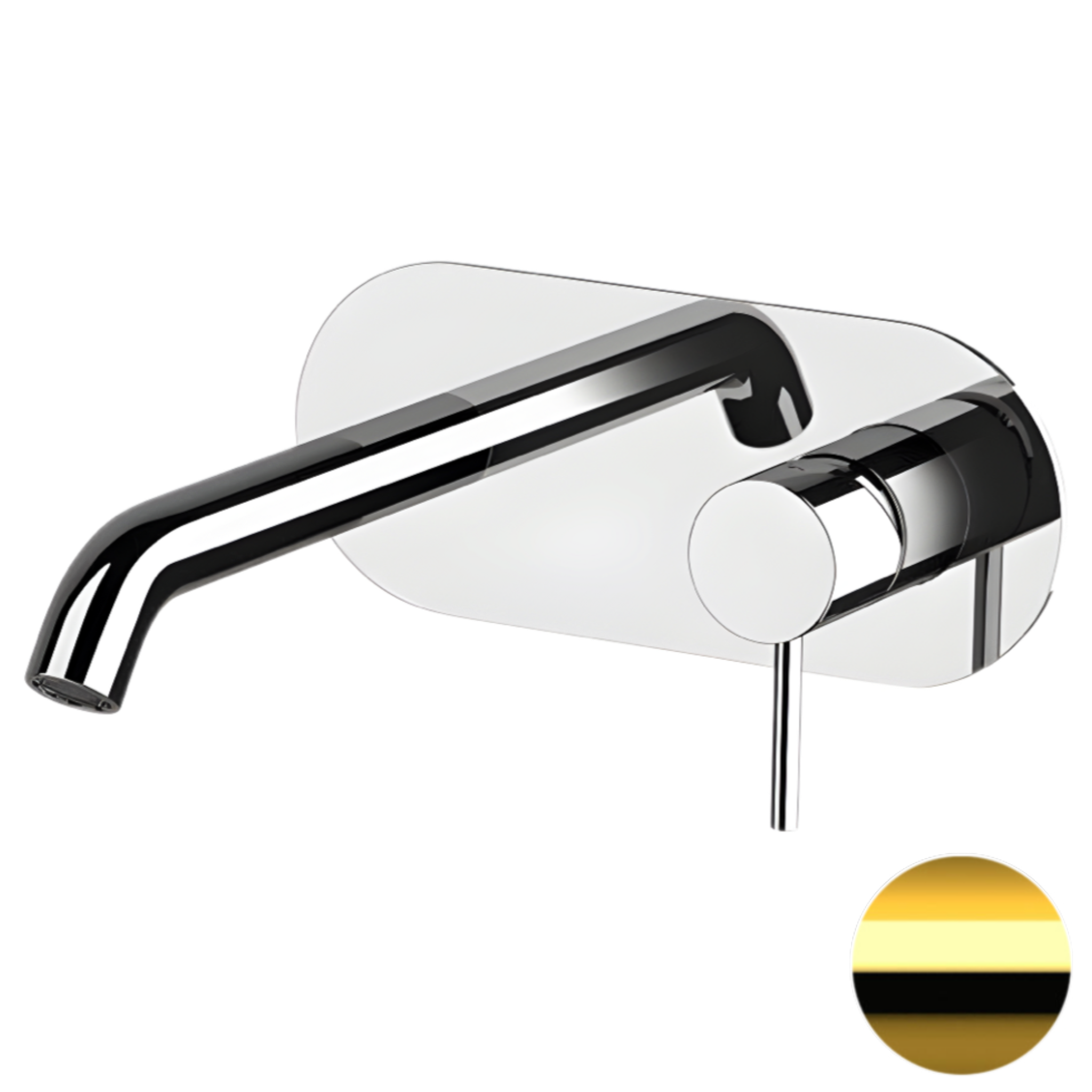 Смеситель для раковины Remer X Style X15WBDO, золото глянцевое