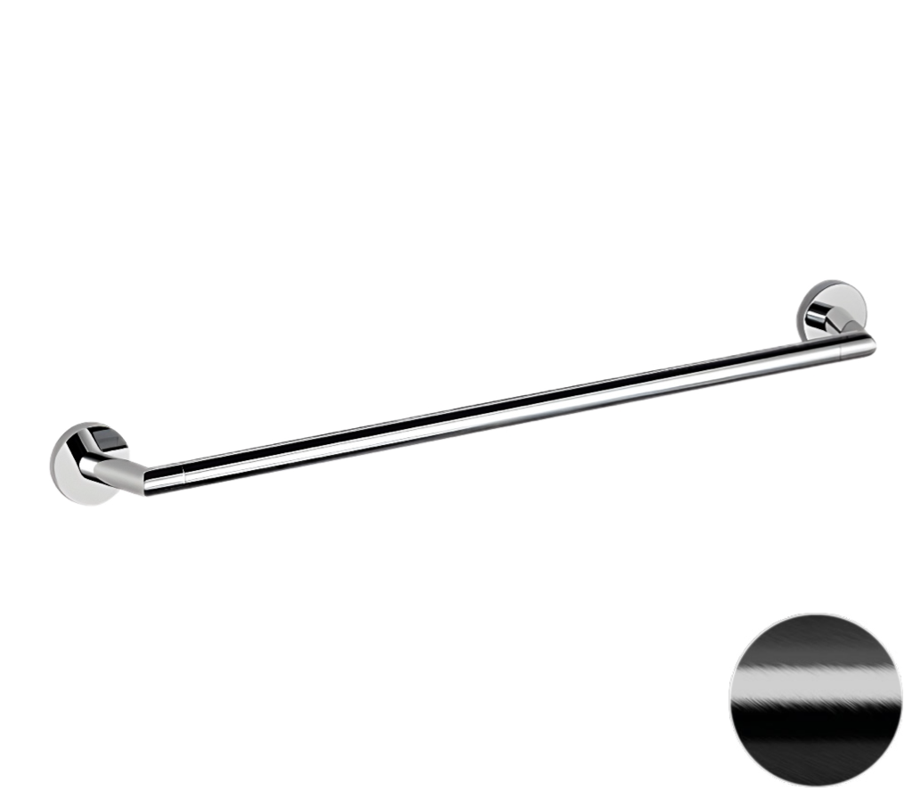Полотенцедержатель 60 см Remer Guest GS30CFP, черный брашированный хром