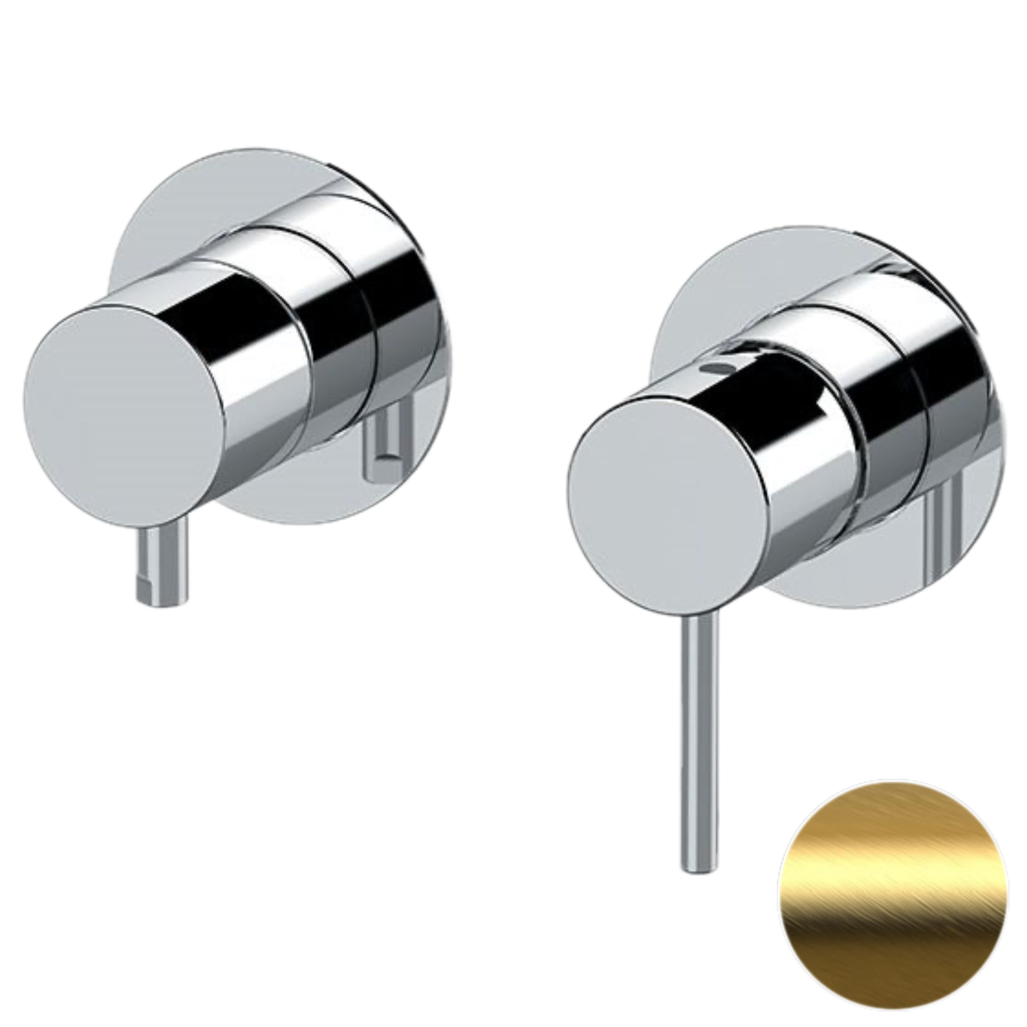 Смеситель для душа Remer X Style X92ZPWBBG, золото брашированное