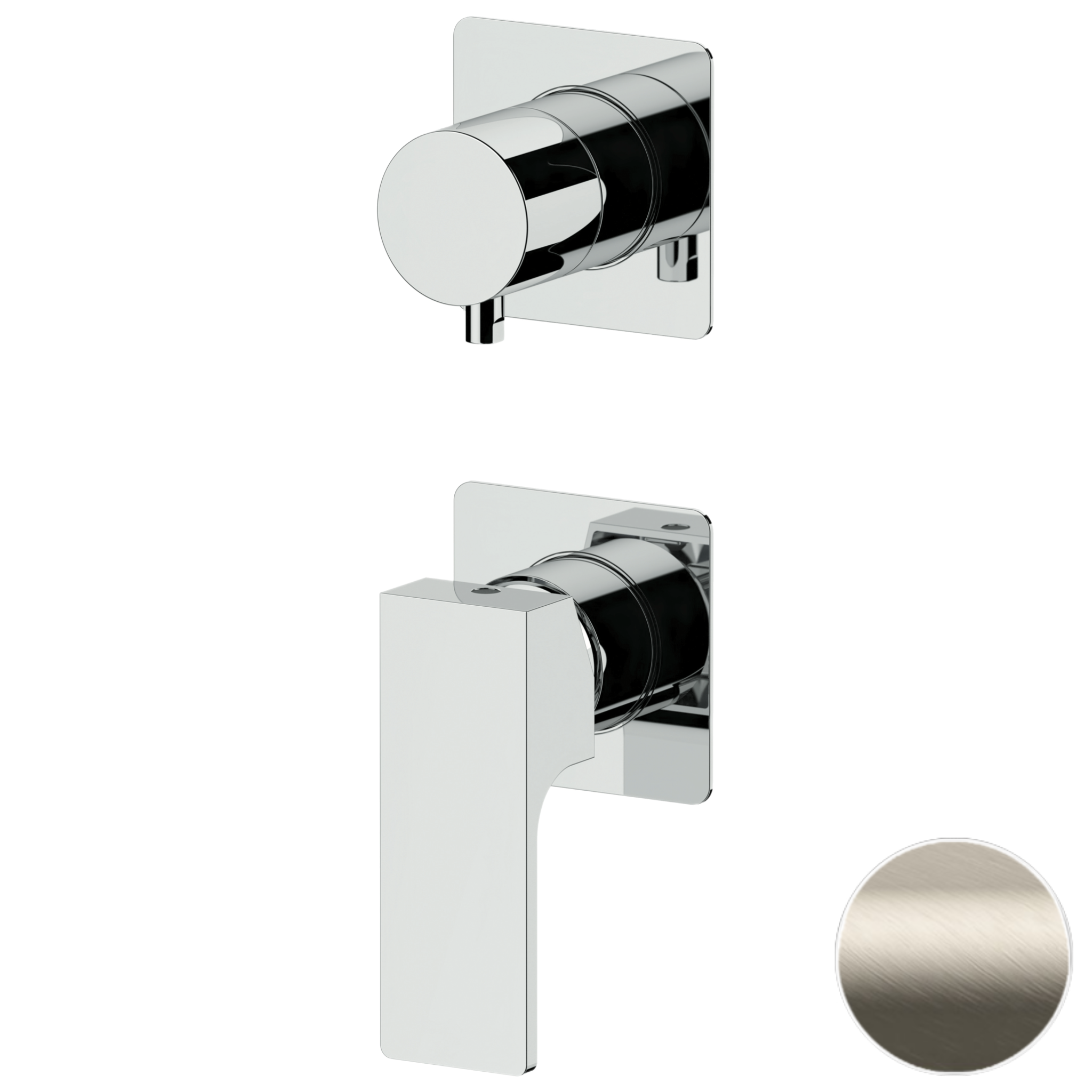 Смеситель для душа Remer Absolute AU92PWBXV, сталь