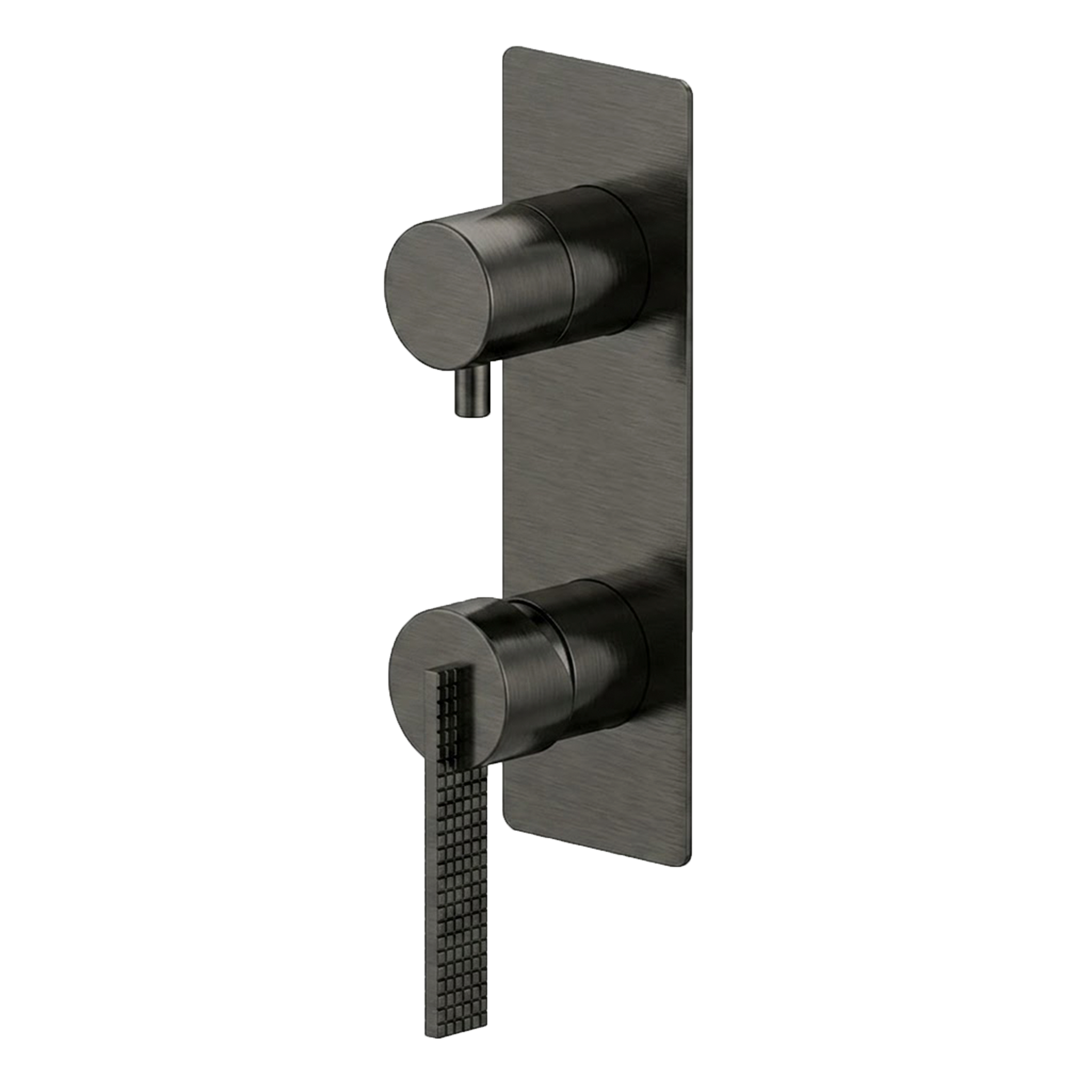 Смеситель для душа Daniel Club ANC612D3WBGM, оружейная сталь PVD
