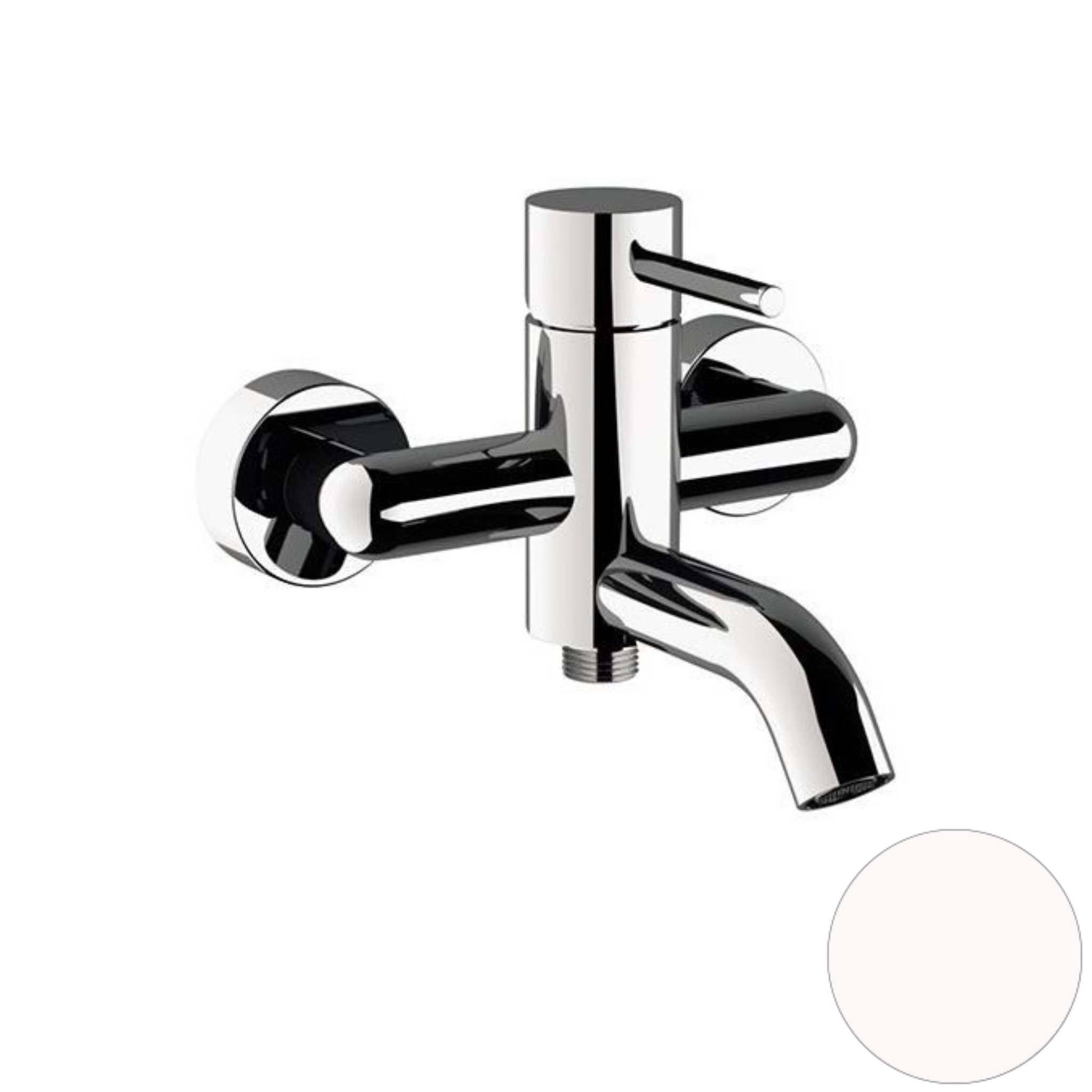 Смеситель для ванны Mariani Next B37212NS, белый матовый