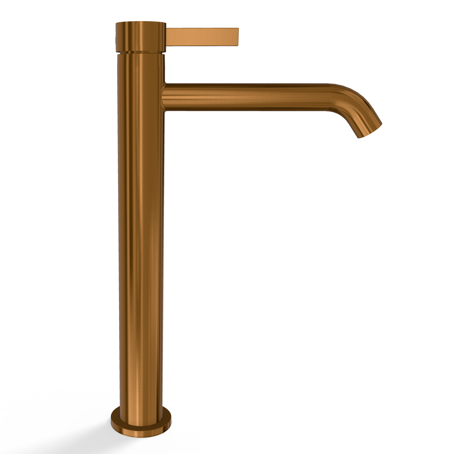 Смеситель для раковины Remer Metrica MC11LXLCU, медь брашированная PVD