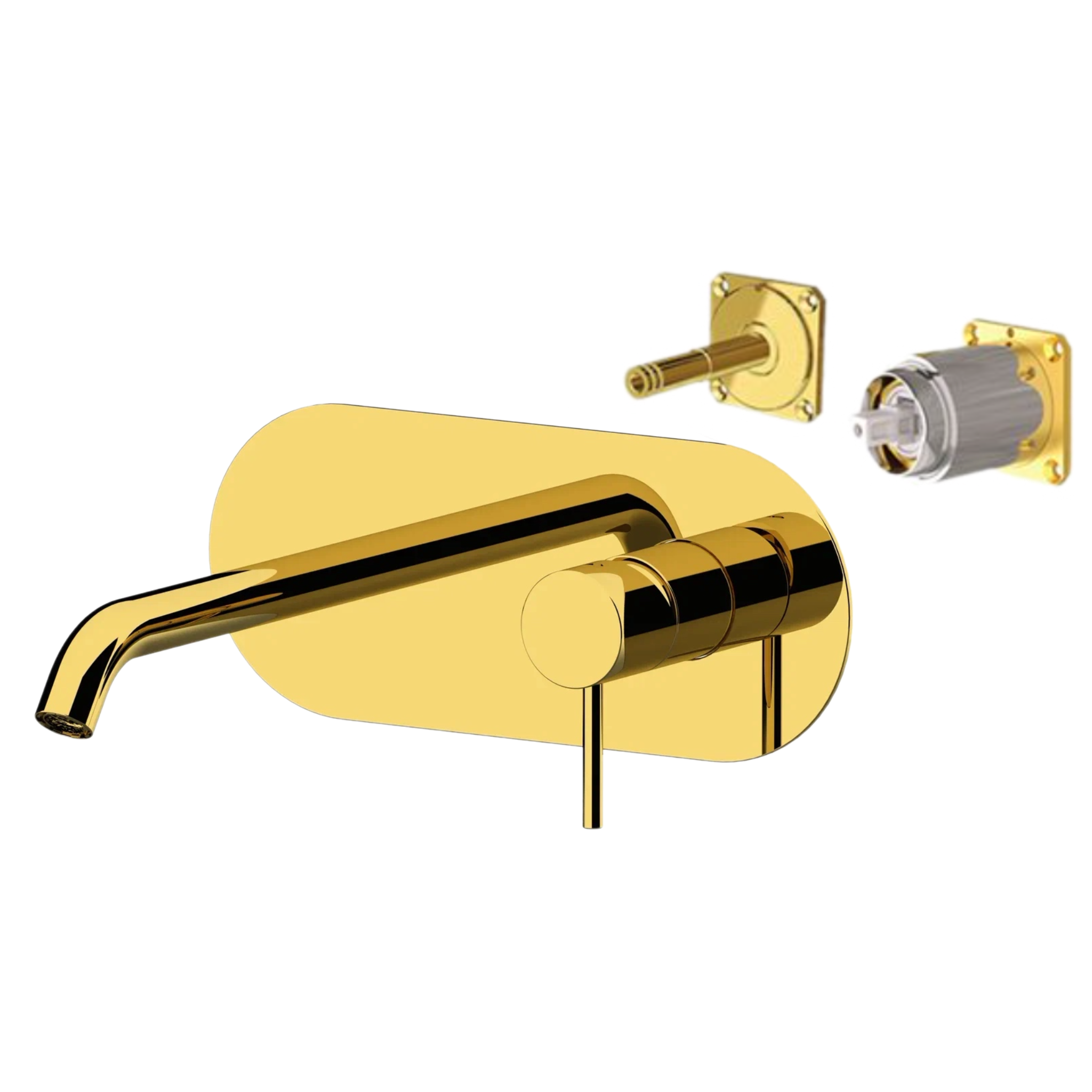 Смеситель для раковины Remer X Style X15KBDO, золото глянцевое