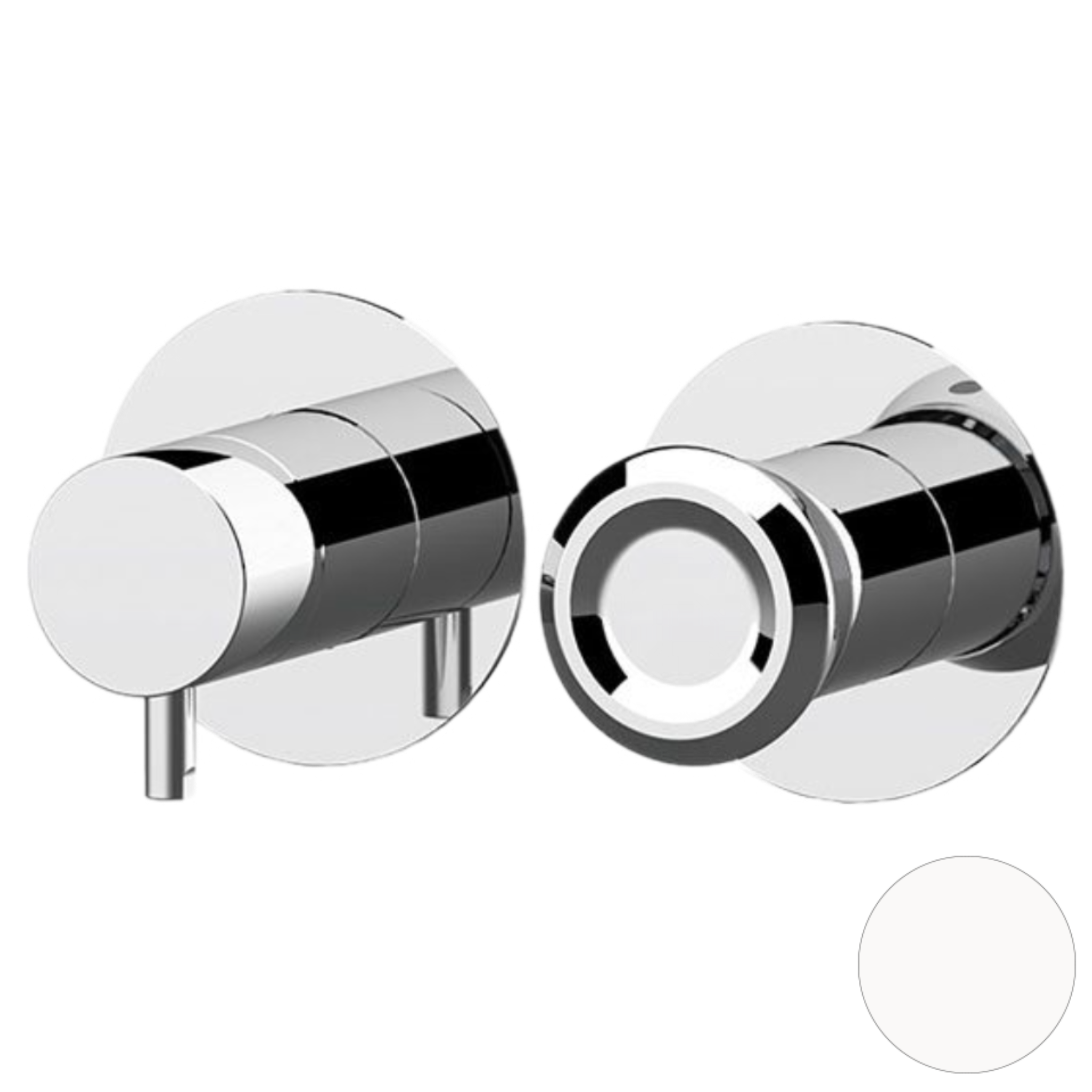 Смеситель для душа Remer Element ET92ZPWBBO, белый матовый