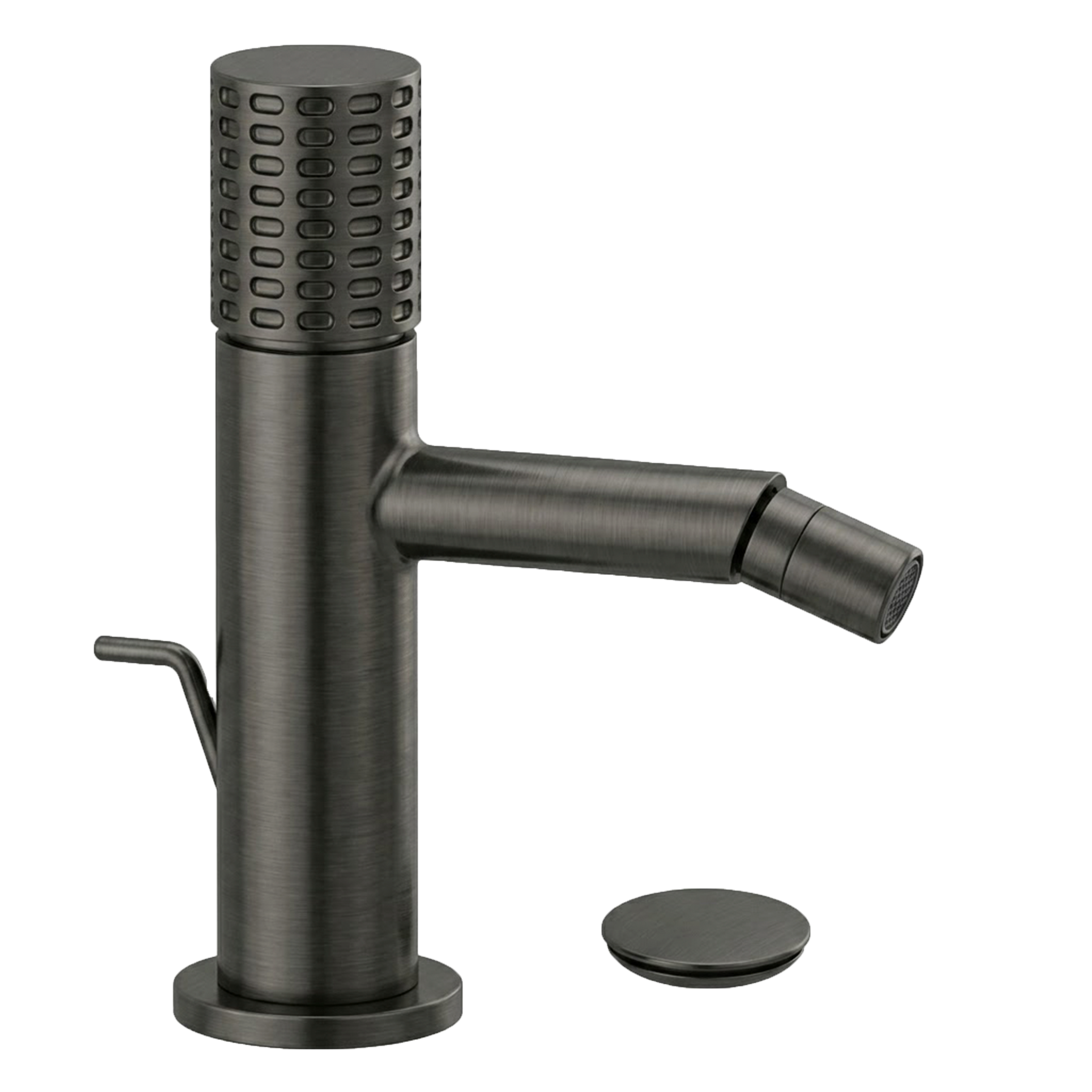 Смеситель для биде Remer Celebrity CEC20GM, оружейная сталь PVD