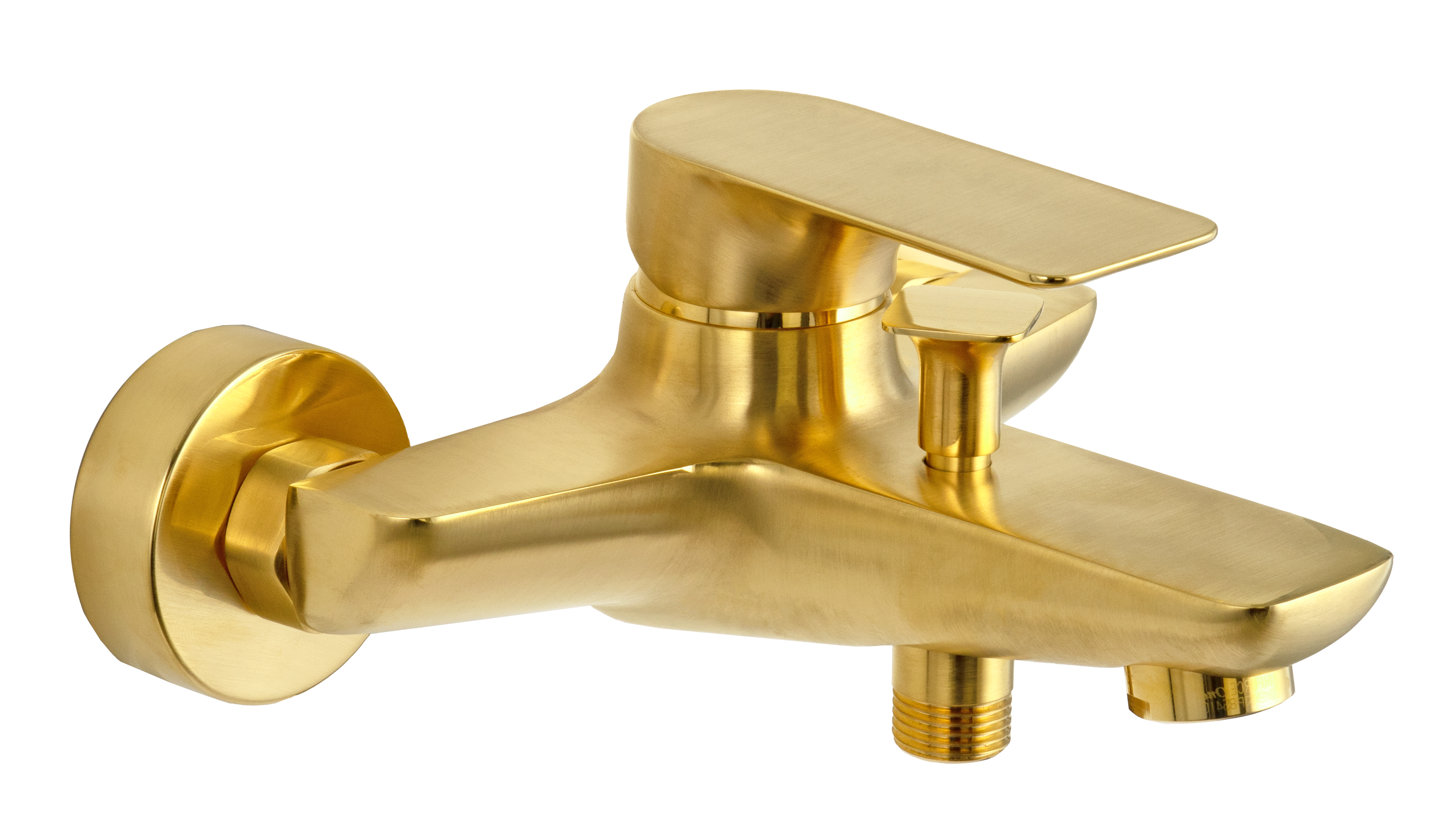 Смеситель для ванны Remer Infinity I05BG, золото брашированное