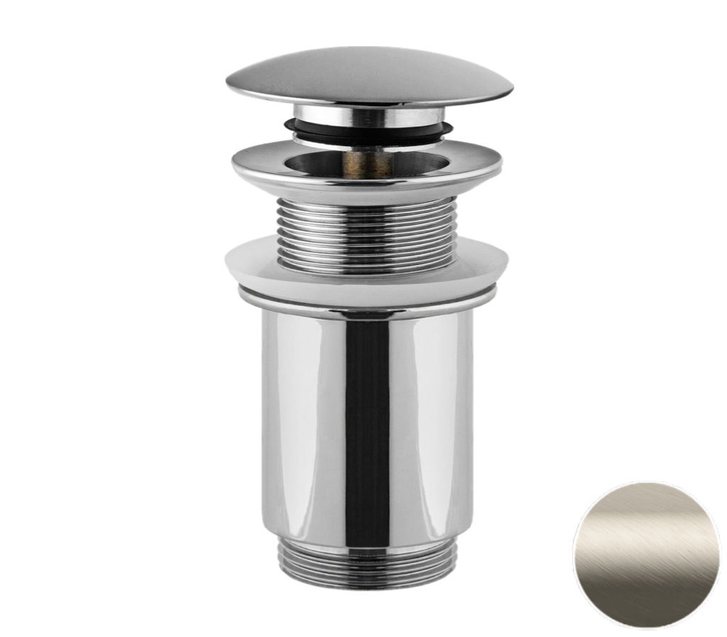 Донный клапан без перелива 1”1/4 Remer 904CC114XV, сталь