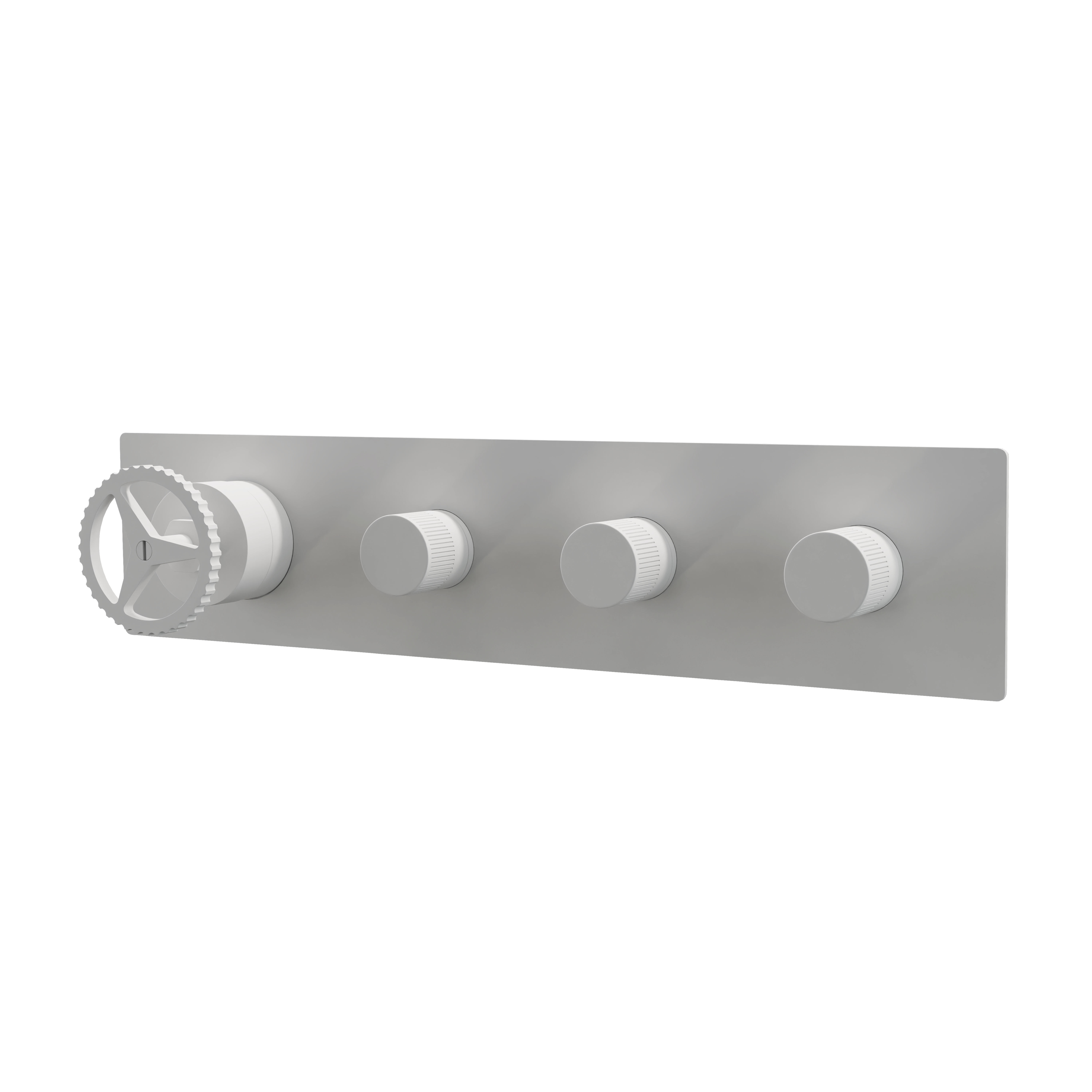 Смеситель для душа Remer Chrono CH98D3BO, белый матовый