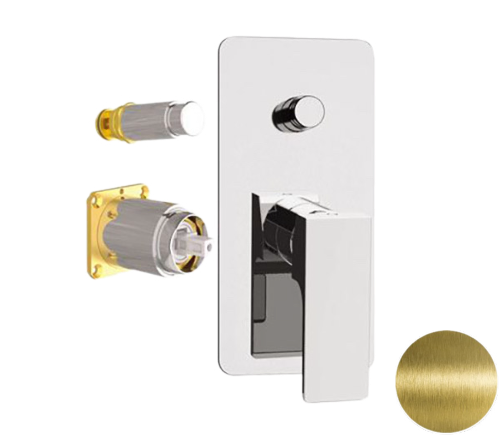 Смеситель для душа Remer Absolute AU09KBVO, состаренная латунь