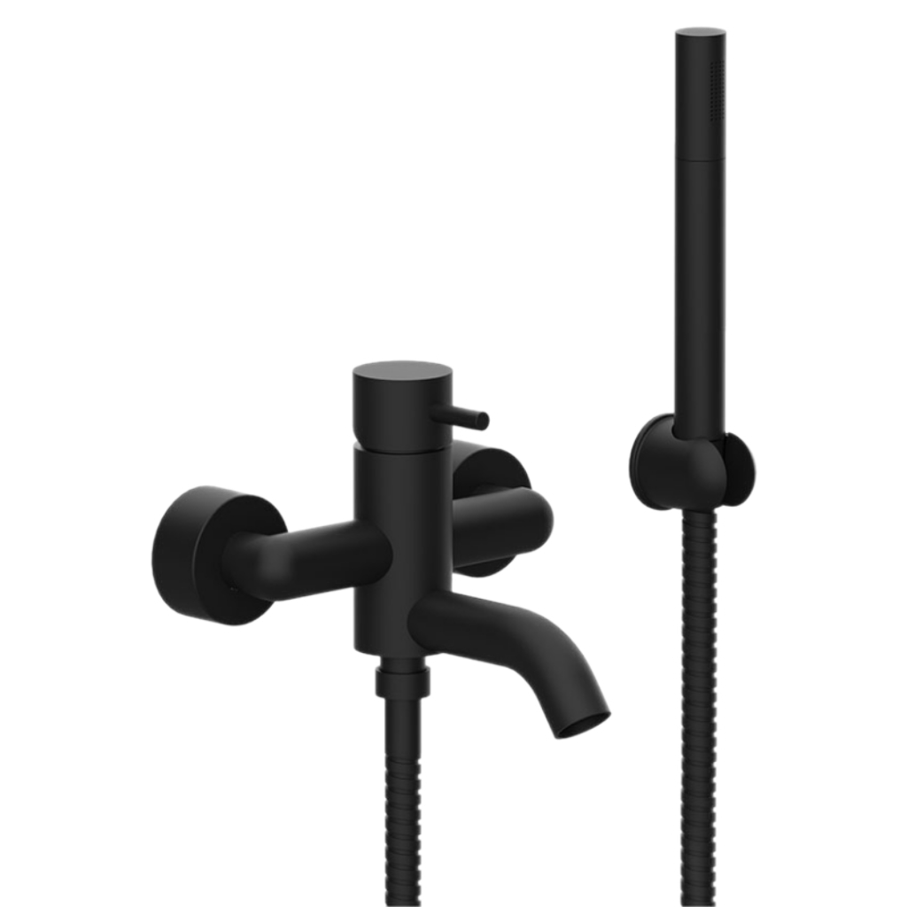 Смеситель для ванны Daniel Tokyo TK61015, чёрный матовый