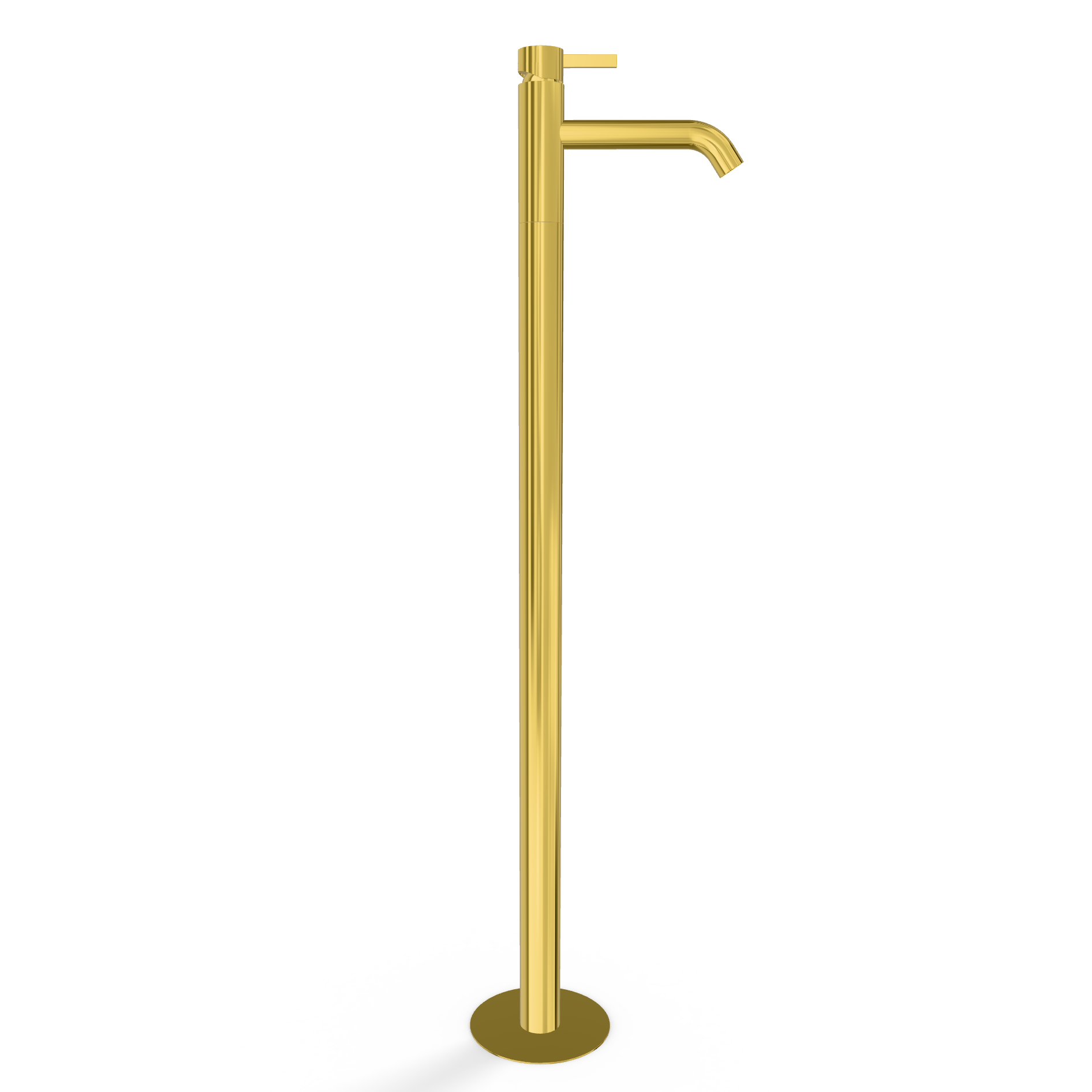 Смеситель для раковины Remer Metrica MC18DO, золото глянцевое