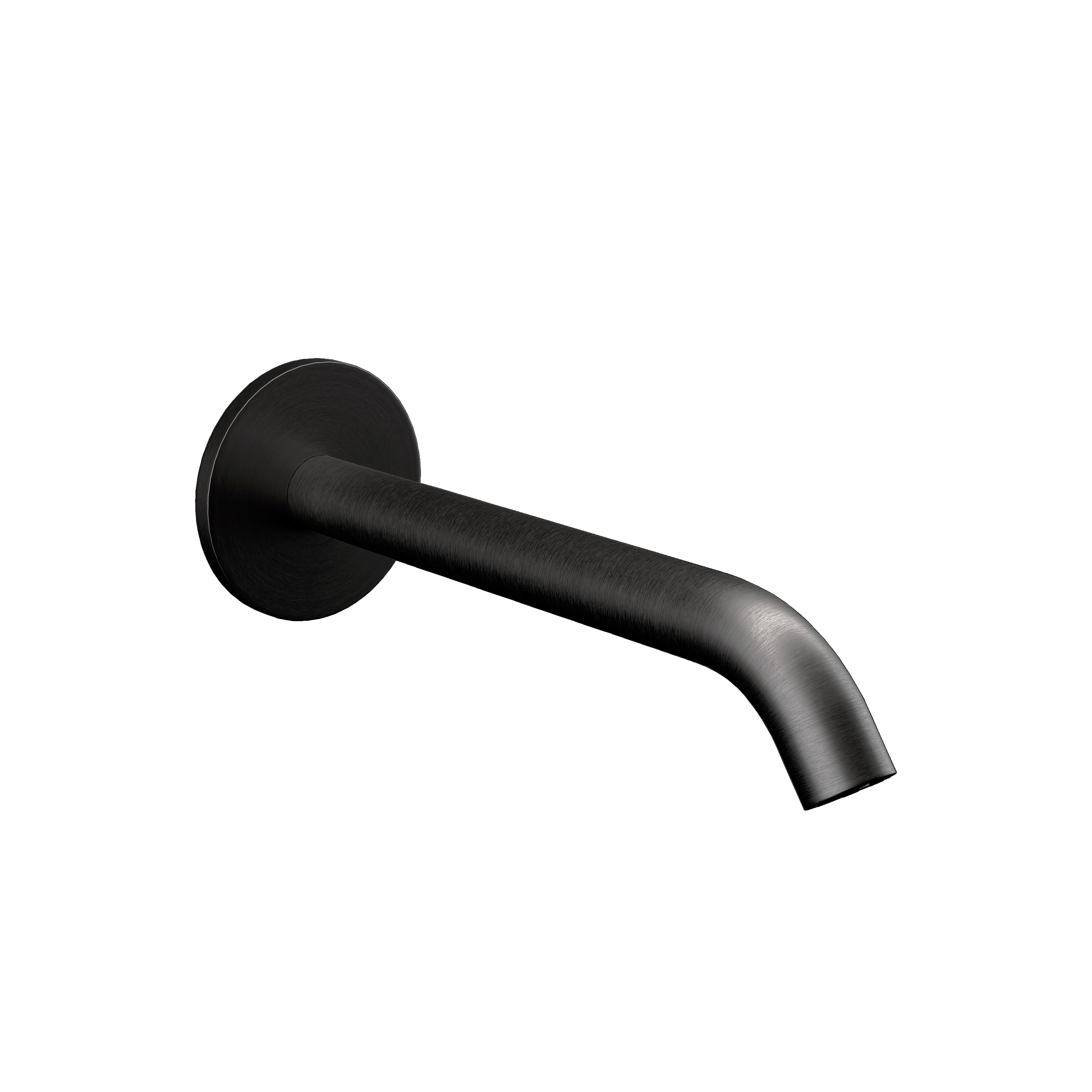 Излив настенный 16 см Remer X Style 91XCFP, черный брашированный хром