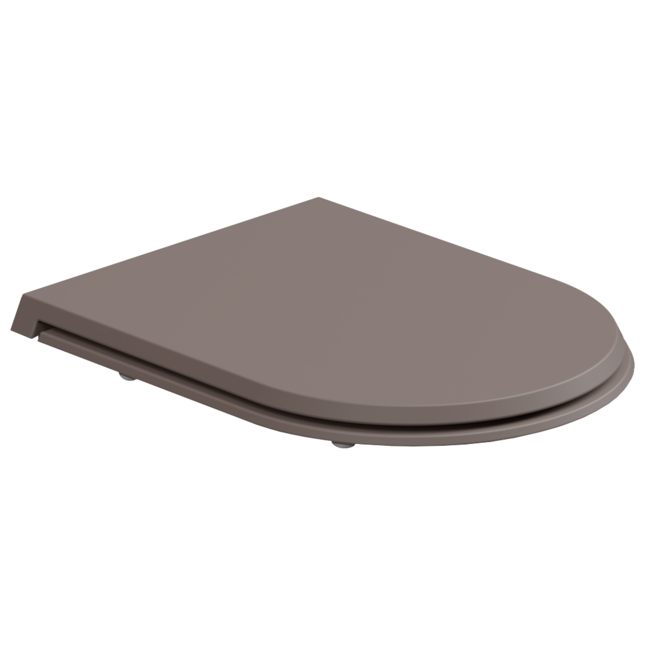 Крышка с сиденьем для подвесного унитаза с микролифтом GSG Ceramic Design Cruise CRCOPRSLTICR029, Tortora Matt