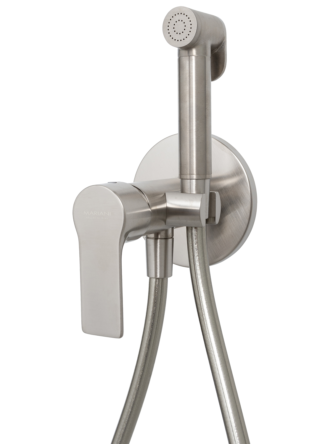 Гигиенический душ со смесителем Mariani Kali B16185KLW, нержавеющая сталь