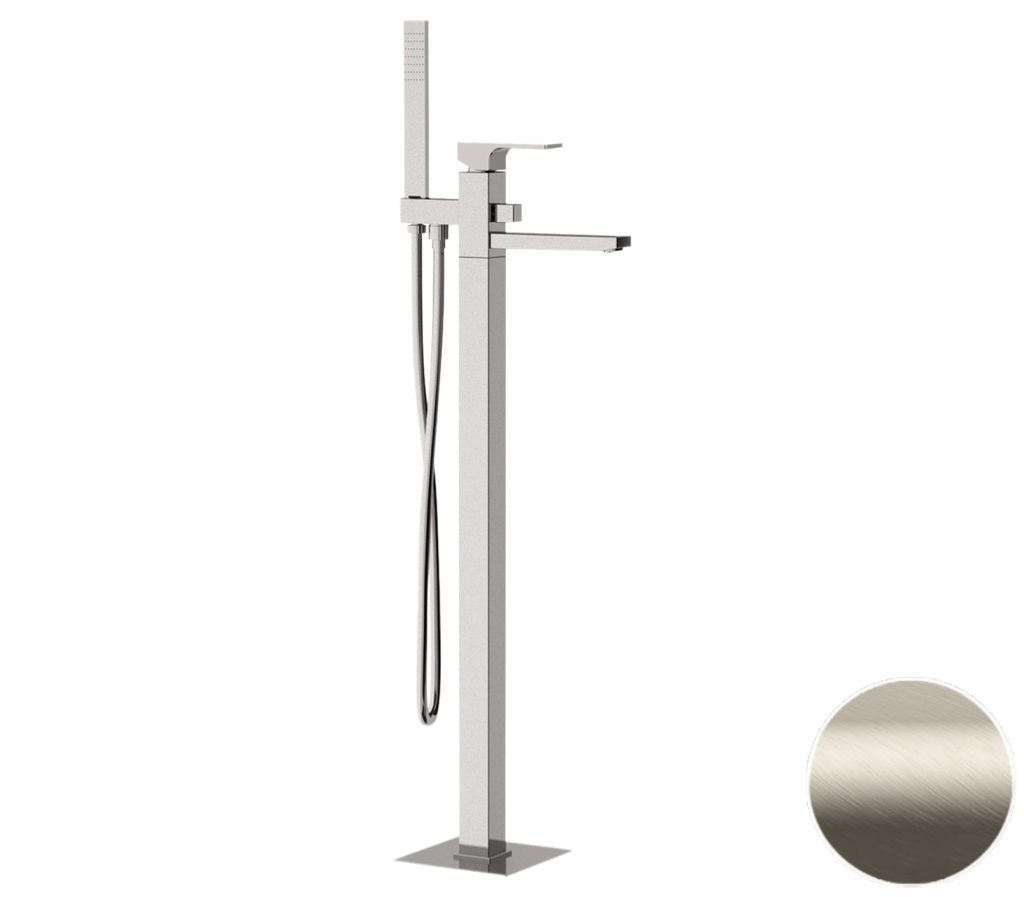 Смеситель для ванны Remer Absolute AU08XV, сталь