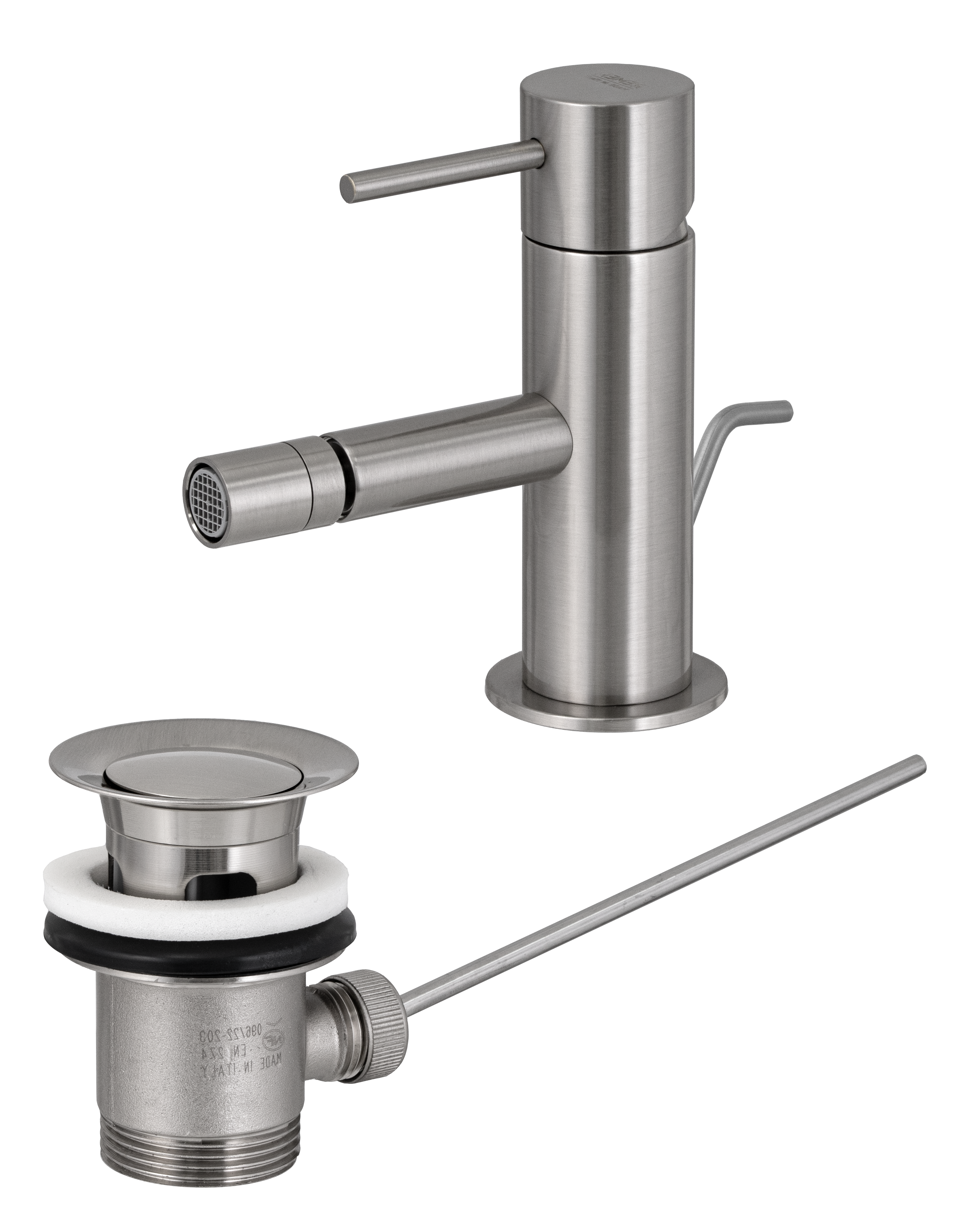 Смеситель для биде Remer X Style X20NP, никель брашированный