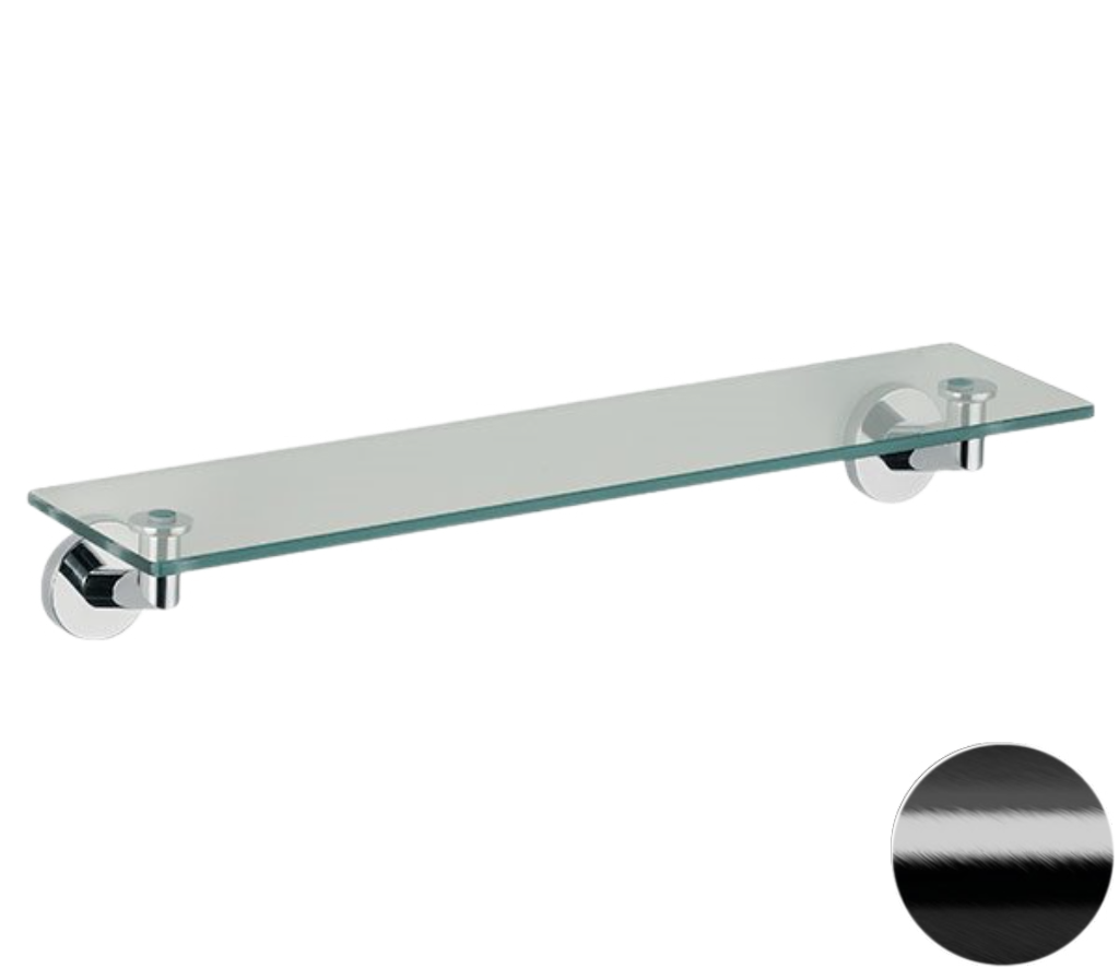 Полка 53 см Remer Guest GS20CFP, черный брашированный хром