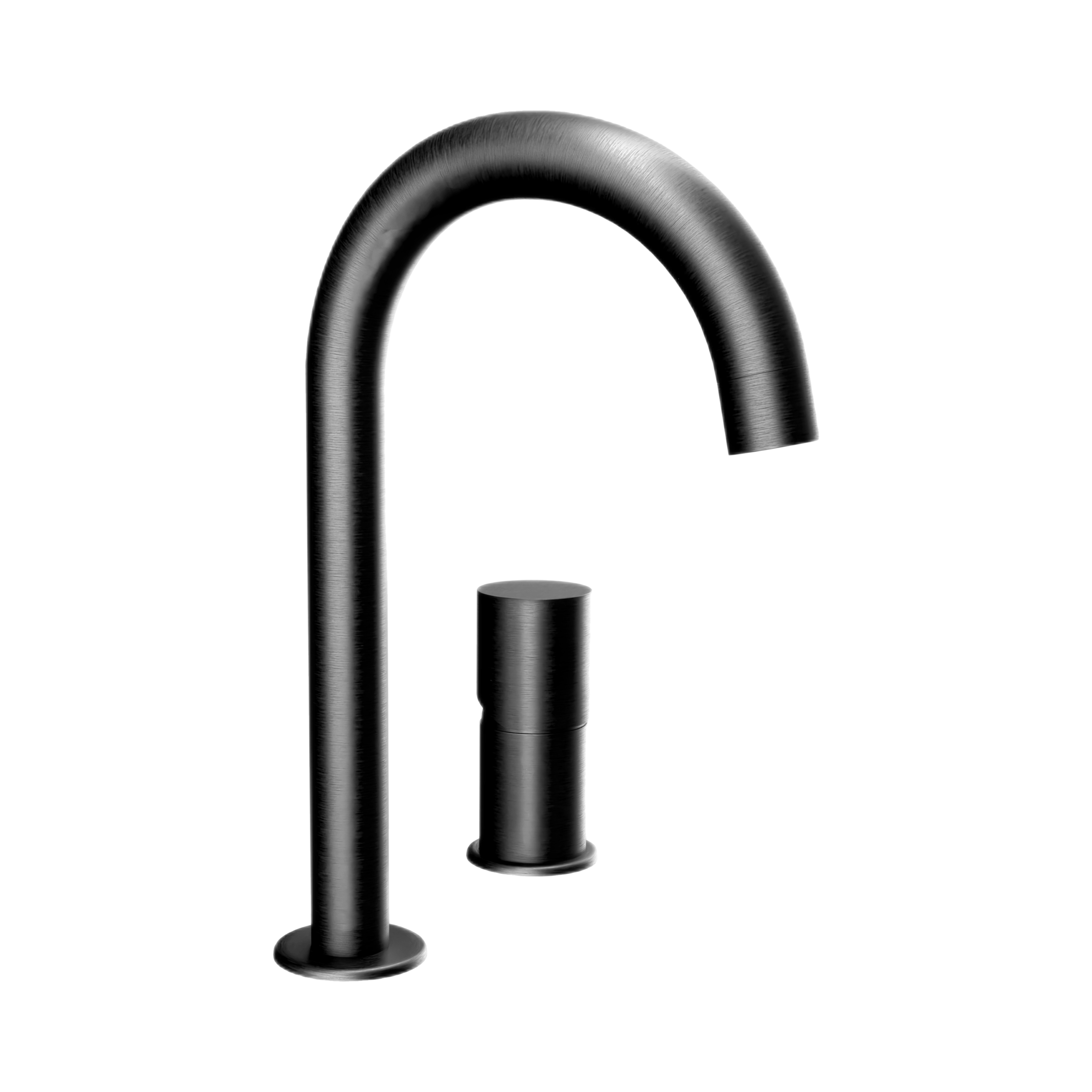 Смеситель для раковины Remer Edge EG557CFP, черный брашированный хром