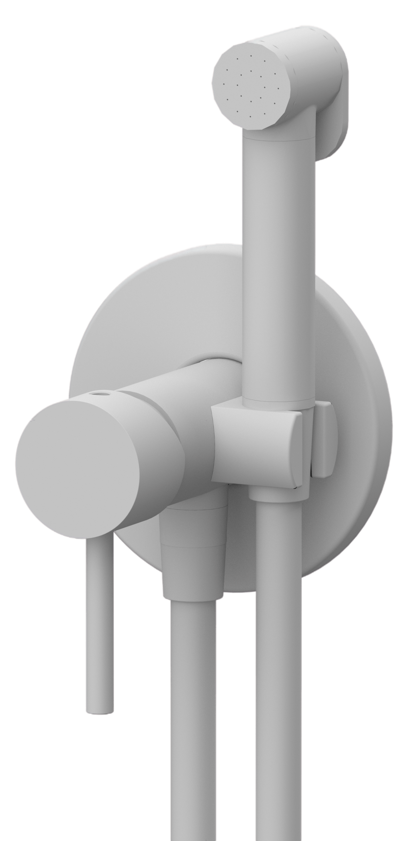 Гигиенический душ со смесителем Remer X Style X65WBO, белый матовый