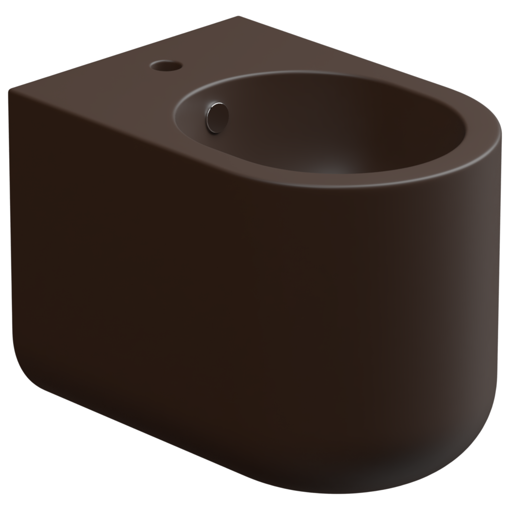 Биде приставное GSG Ceramic Design Petra PEBI01035, Cacao Matt