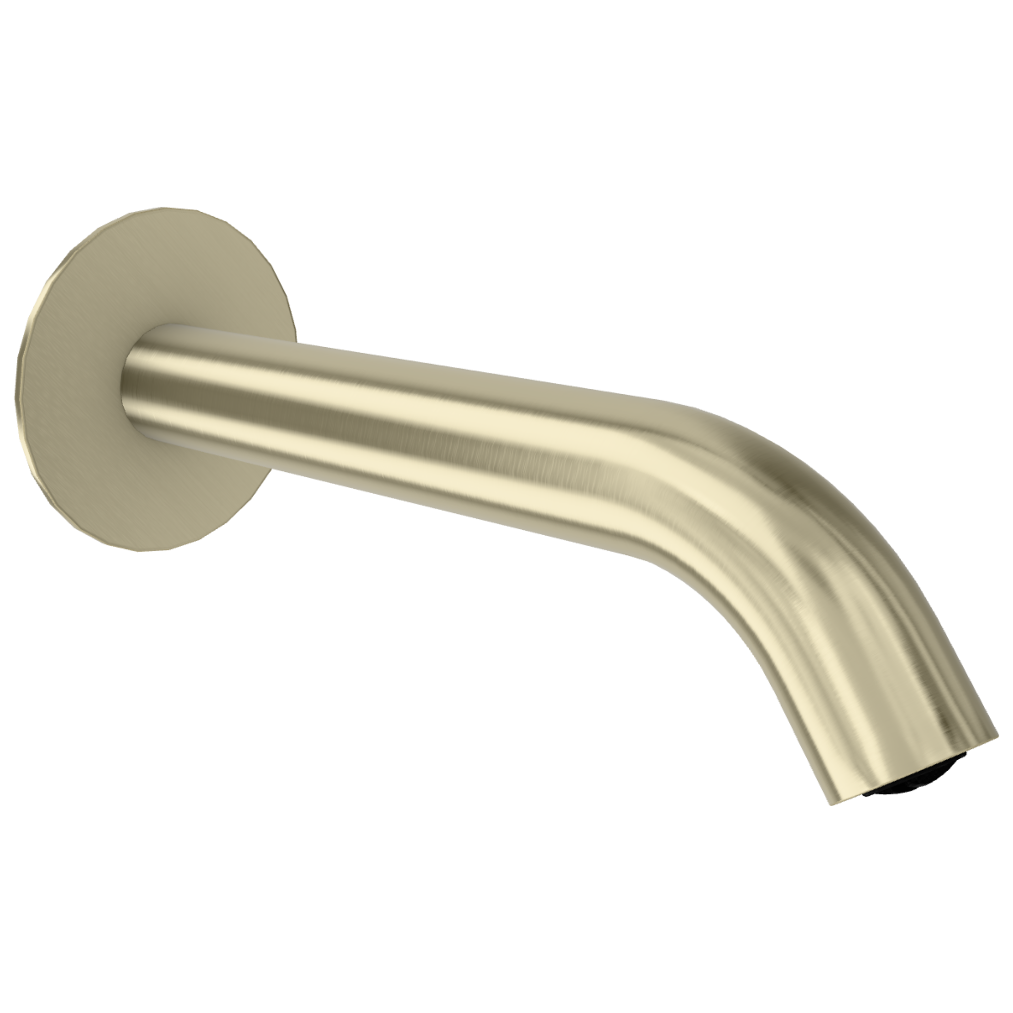 Излив настенный 16 см Remer X Style 91X70NZ, никель брашированный PVD